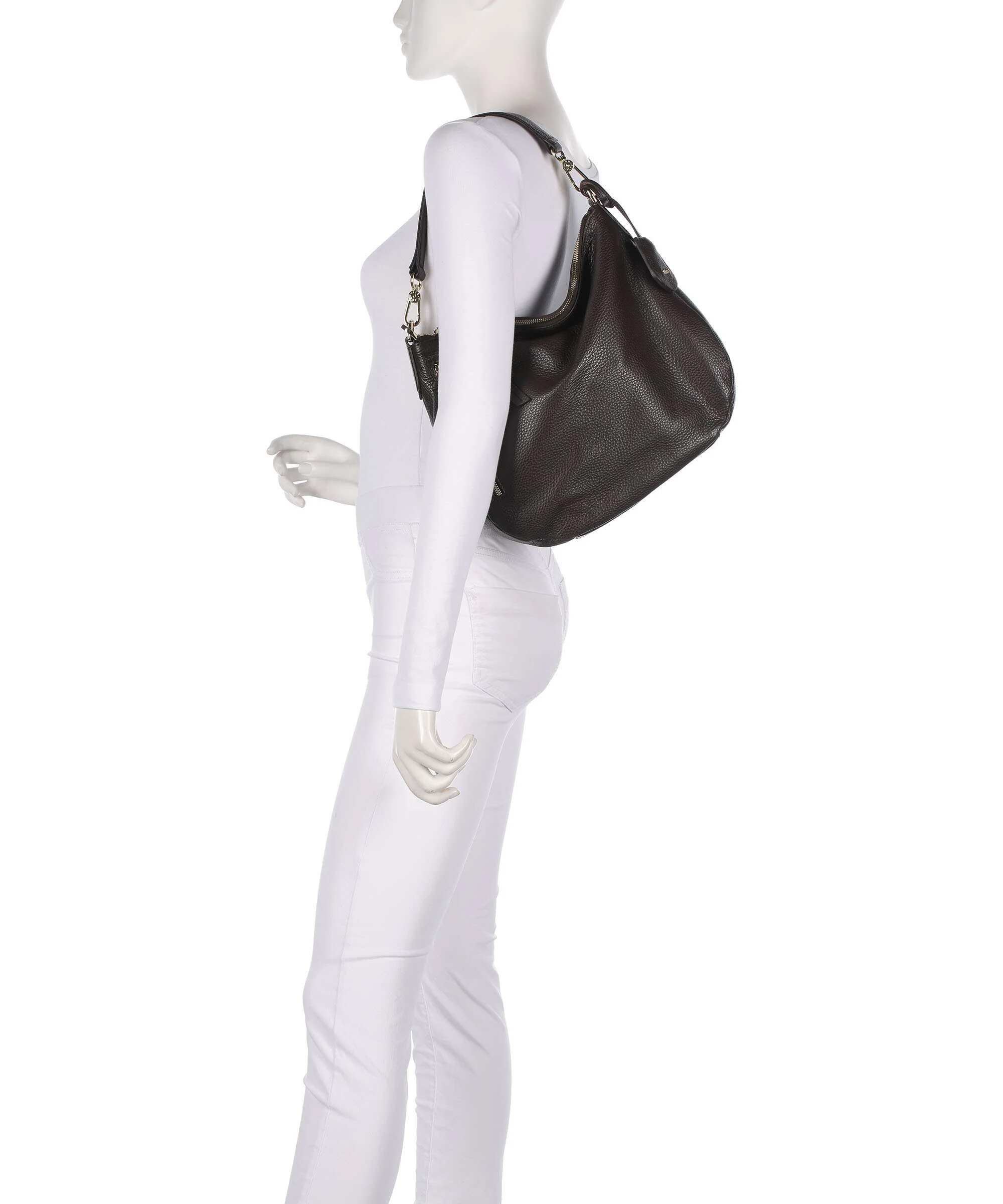 Abro Adria Juna Small Torebka worek dark brown - Image 3
