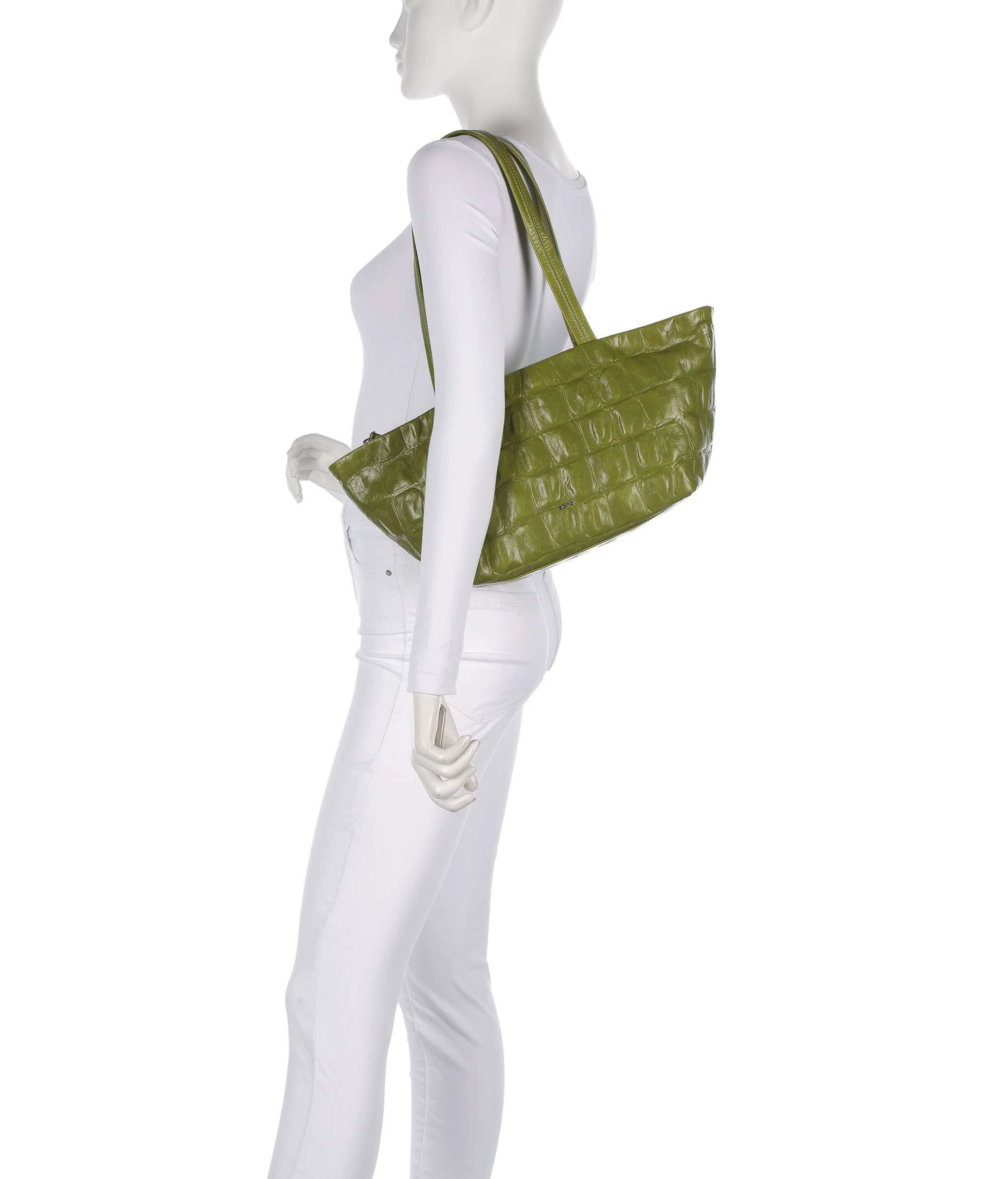 Abro Maxi Cocco Alba Torba na ramię lime - Image 3