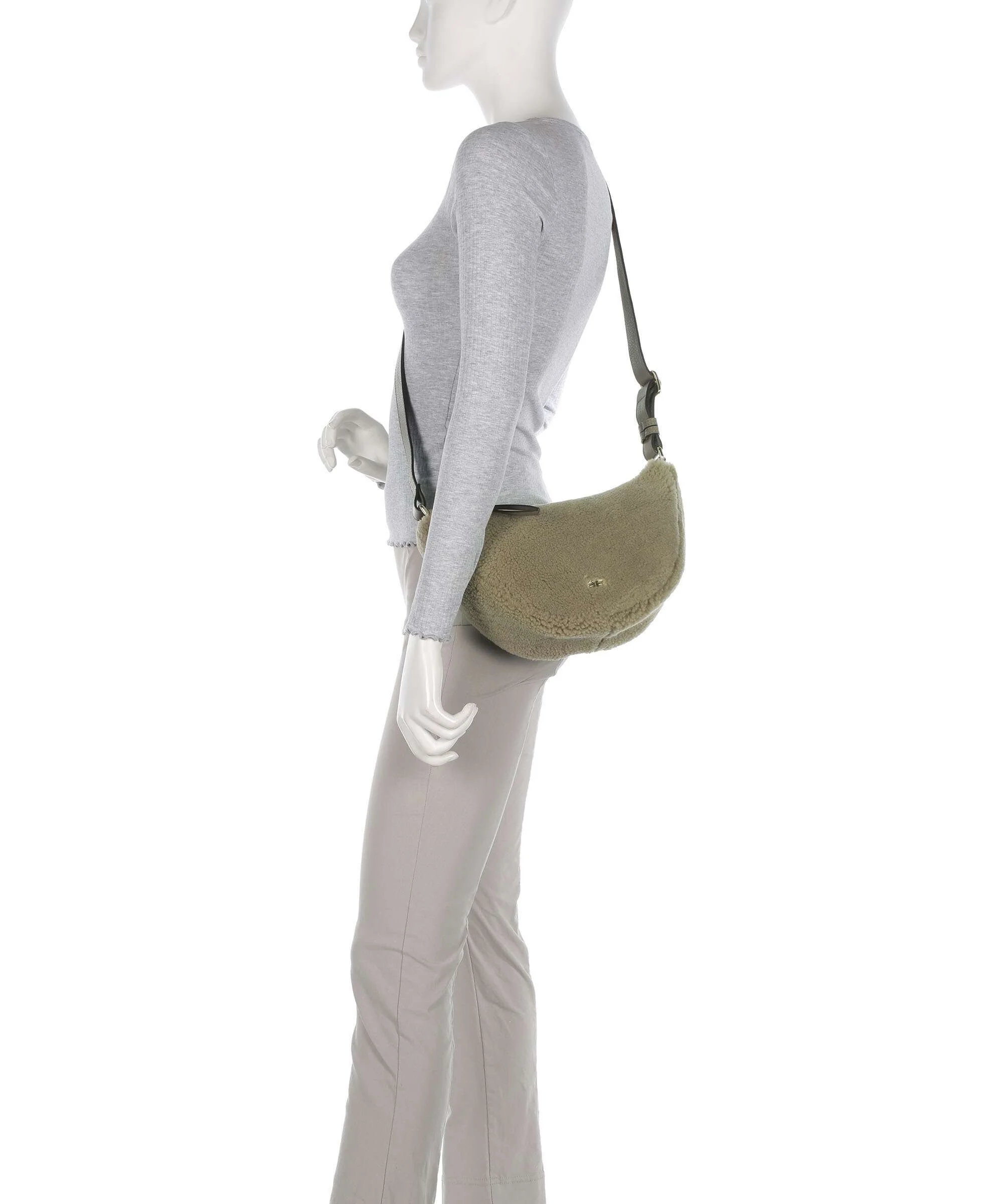 Abro Shearling By My Side Torba przez ramię siena - Image 3