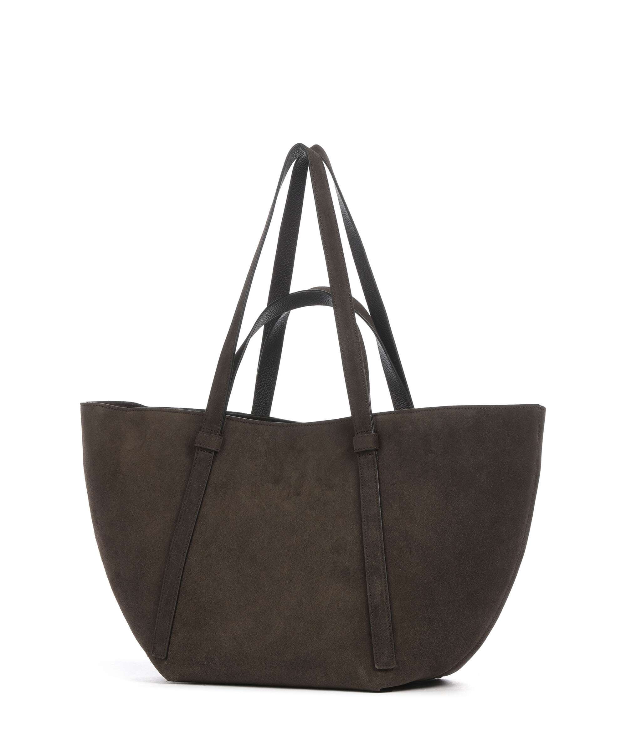 Abro Suede Cosmo Large Torba na zakupy dark brown - Image 2