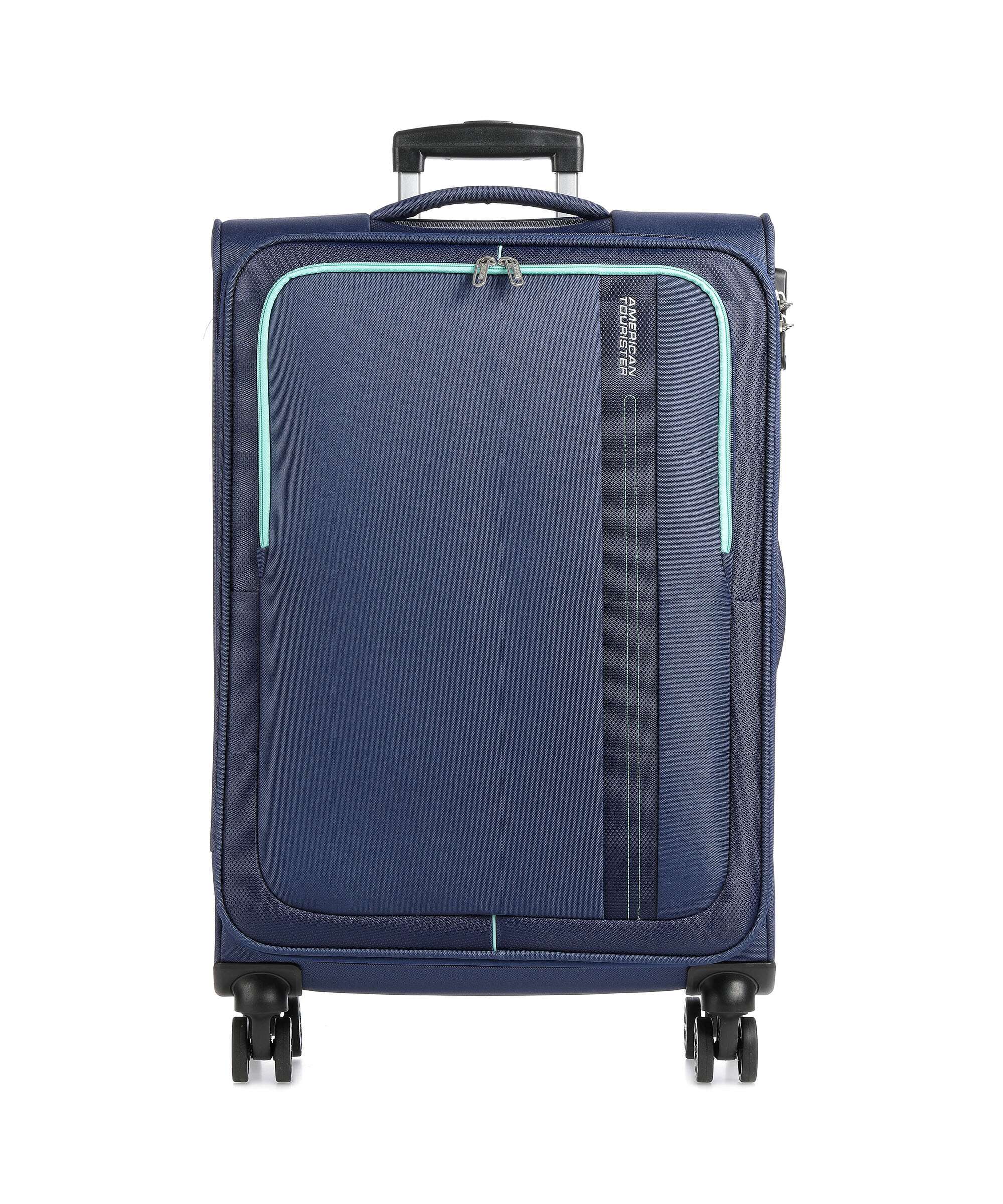 American Tourister Sea Seeker Walizka na 4 kołach combat navy