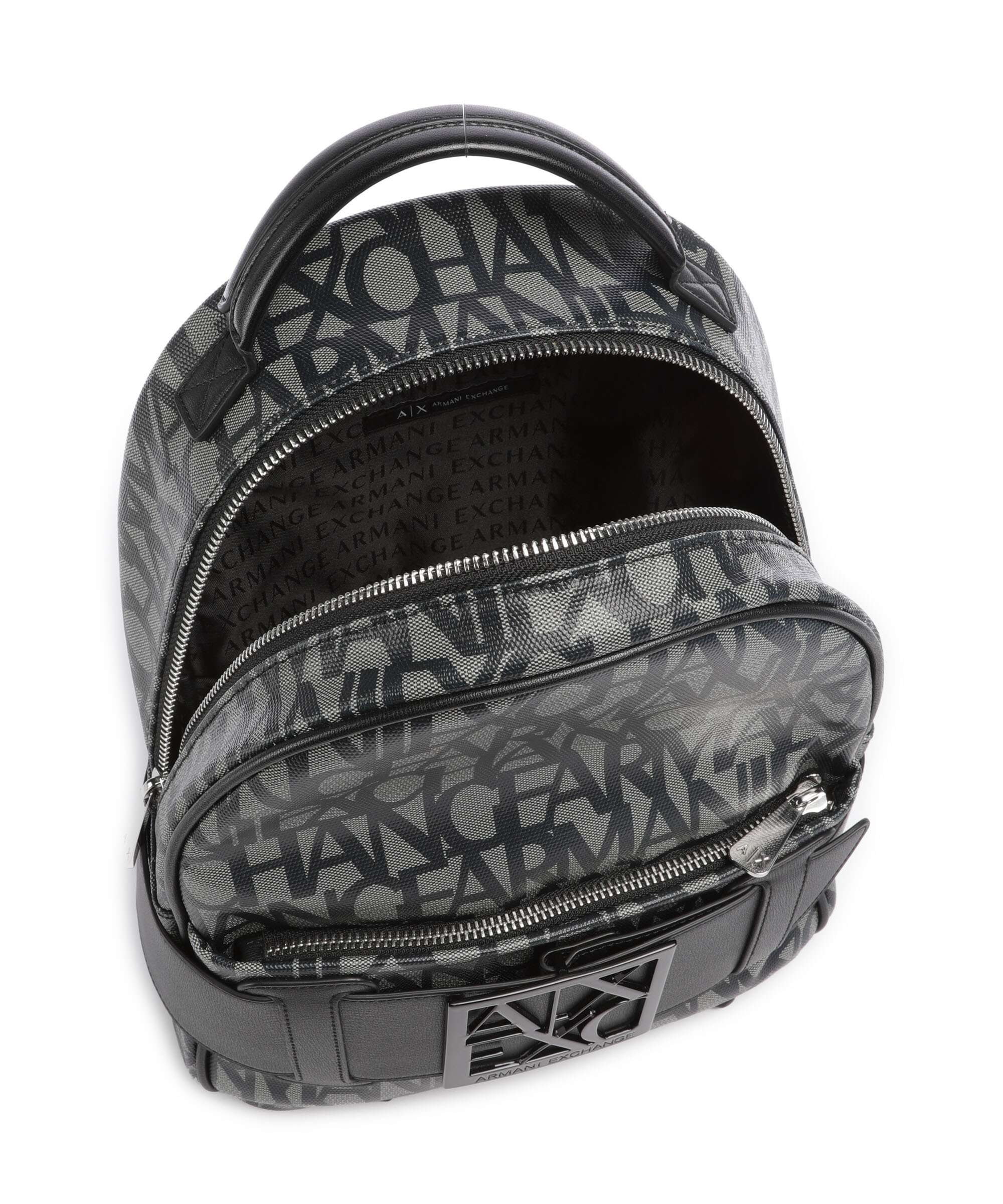 Armani Exchange Susy Plecak beige/navy stripes - Image 6