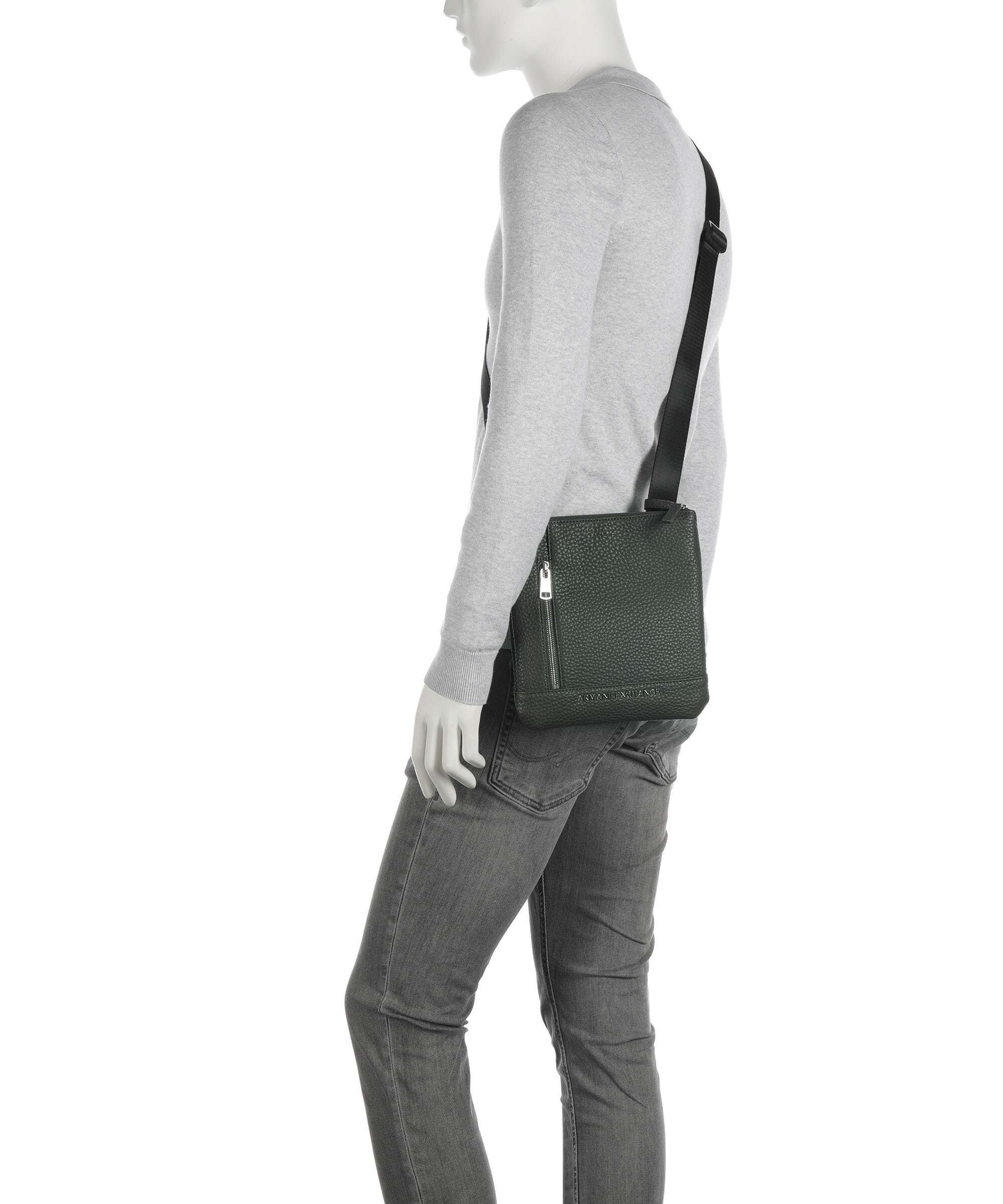 Armani Exchange Torba przez ramię black/olive - Image 3