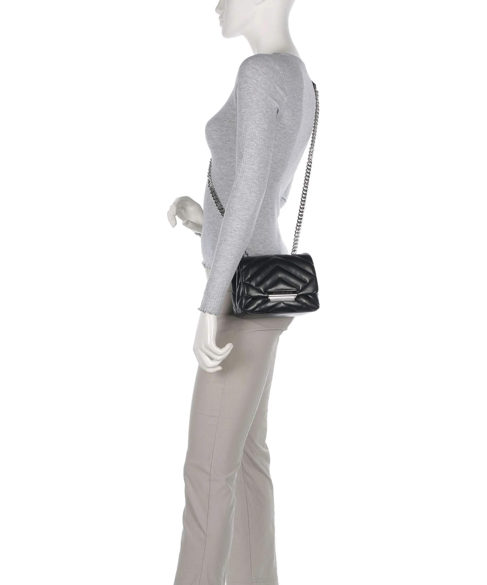 Armani Exchange Victoria Mini Torba przez ramię nero - Image 3