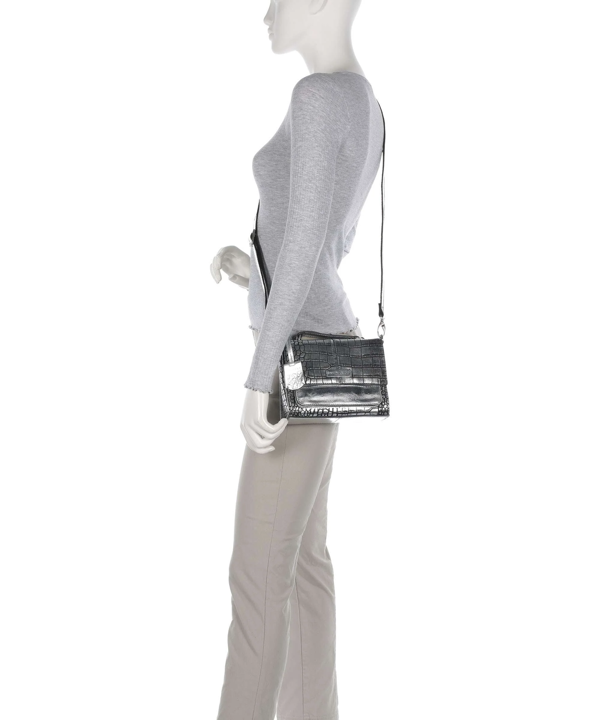 Burkely Cool Colbie Torba przez ramię simply silver - Image 3
