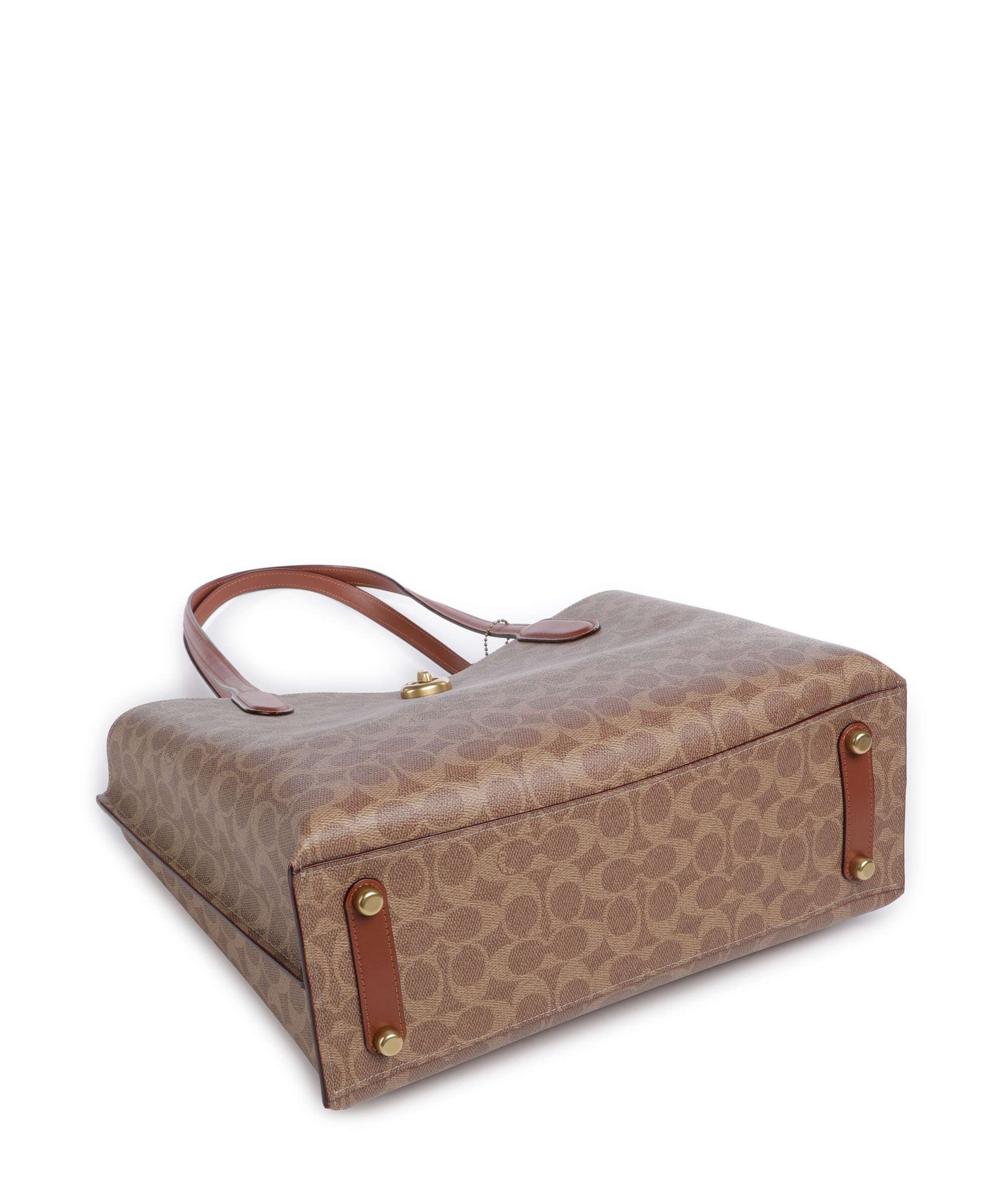 Coach Willow Signature Torba na zakupy tan caramel - Image 5
