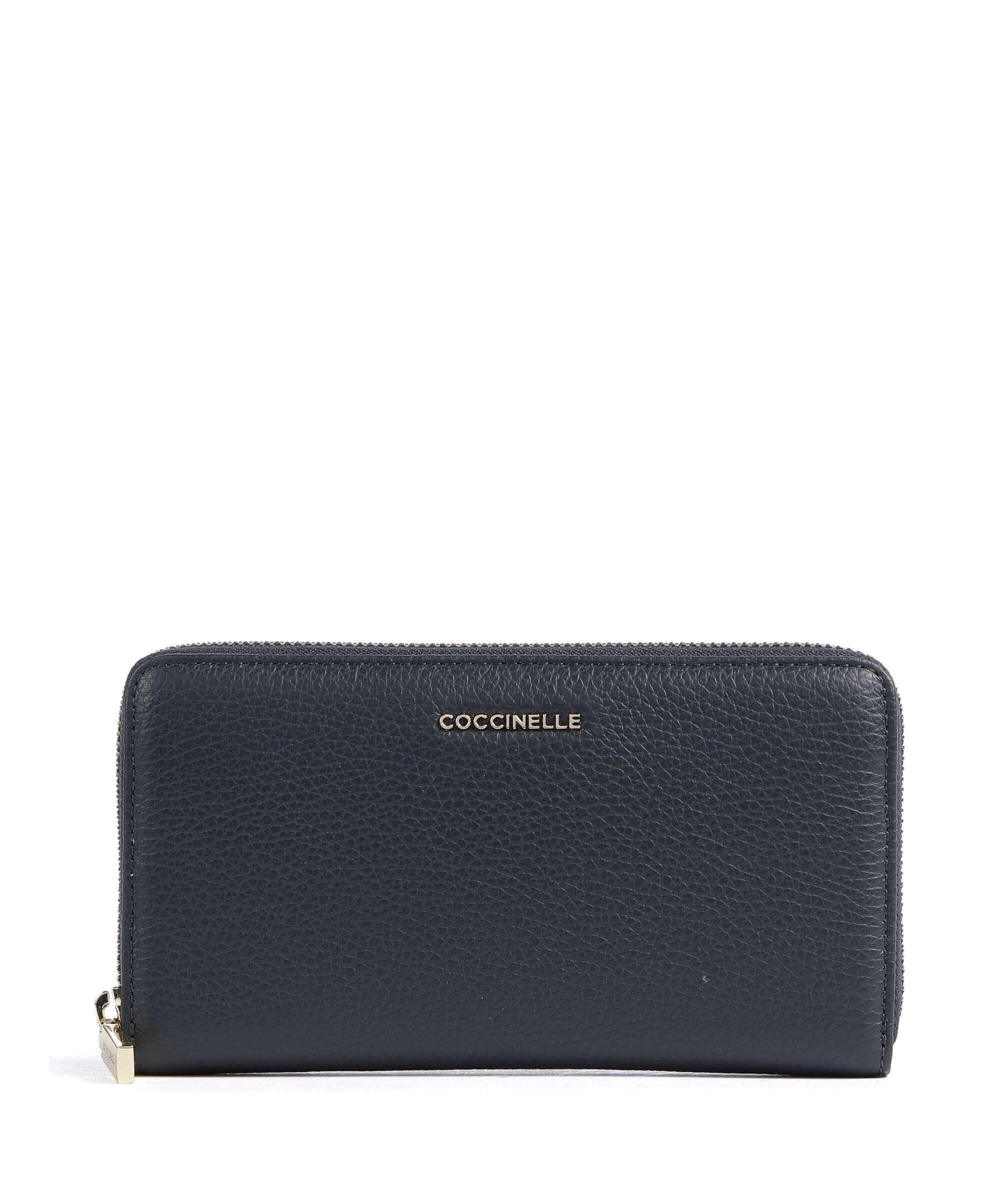 Coccinelle Metallic Soft Portfel midnight blue