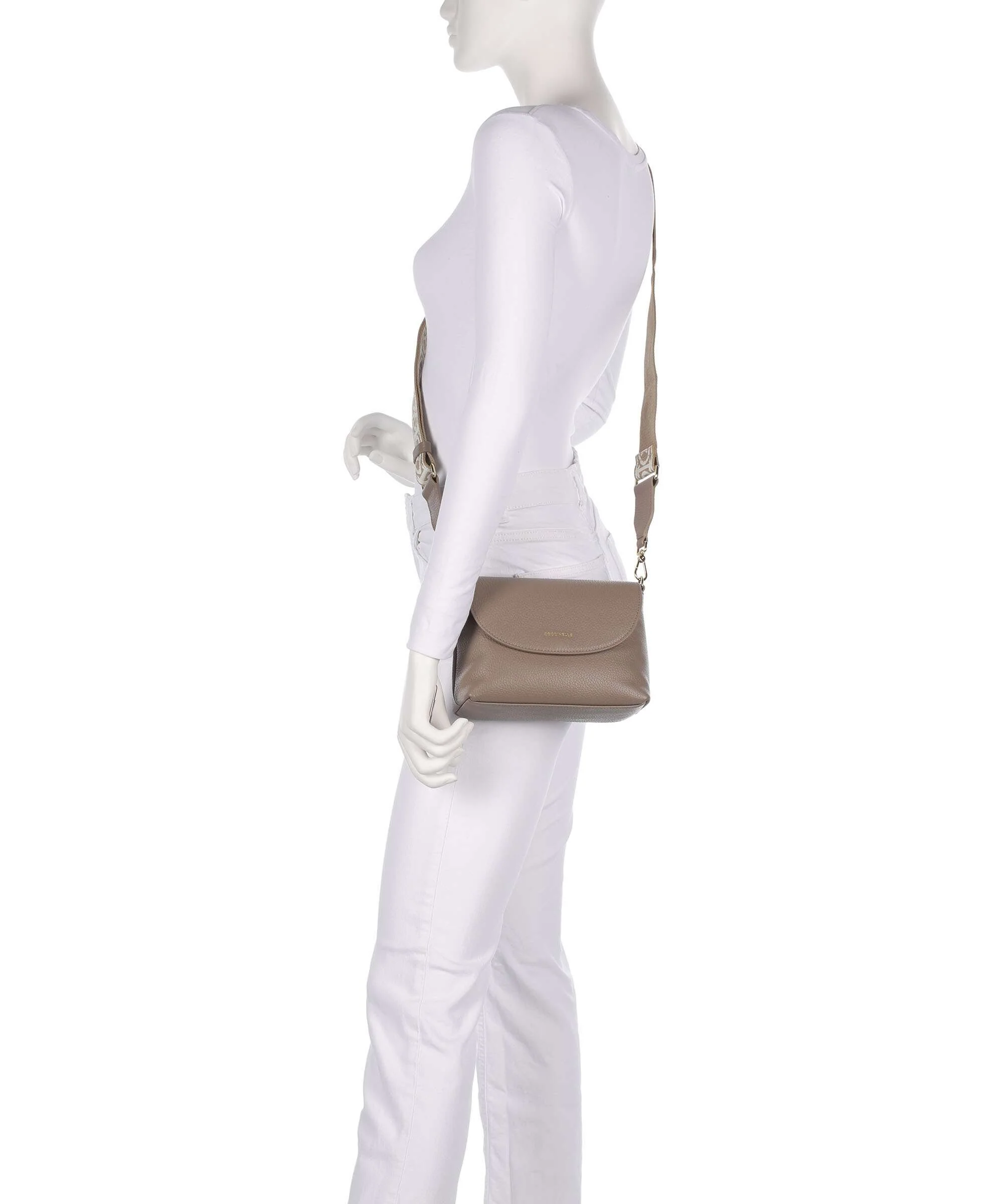 Coccinelle Paulina Torba przez ramię warm taupe - Image 3