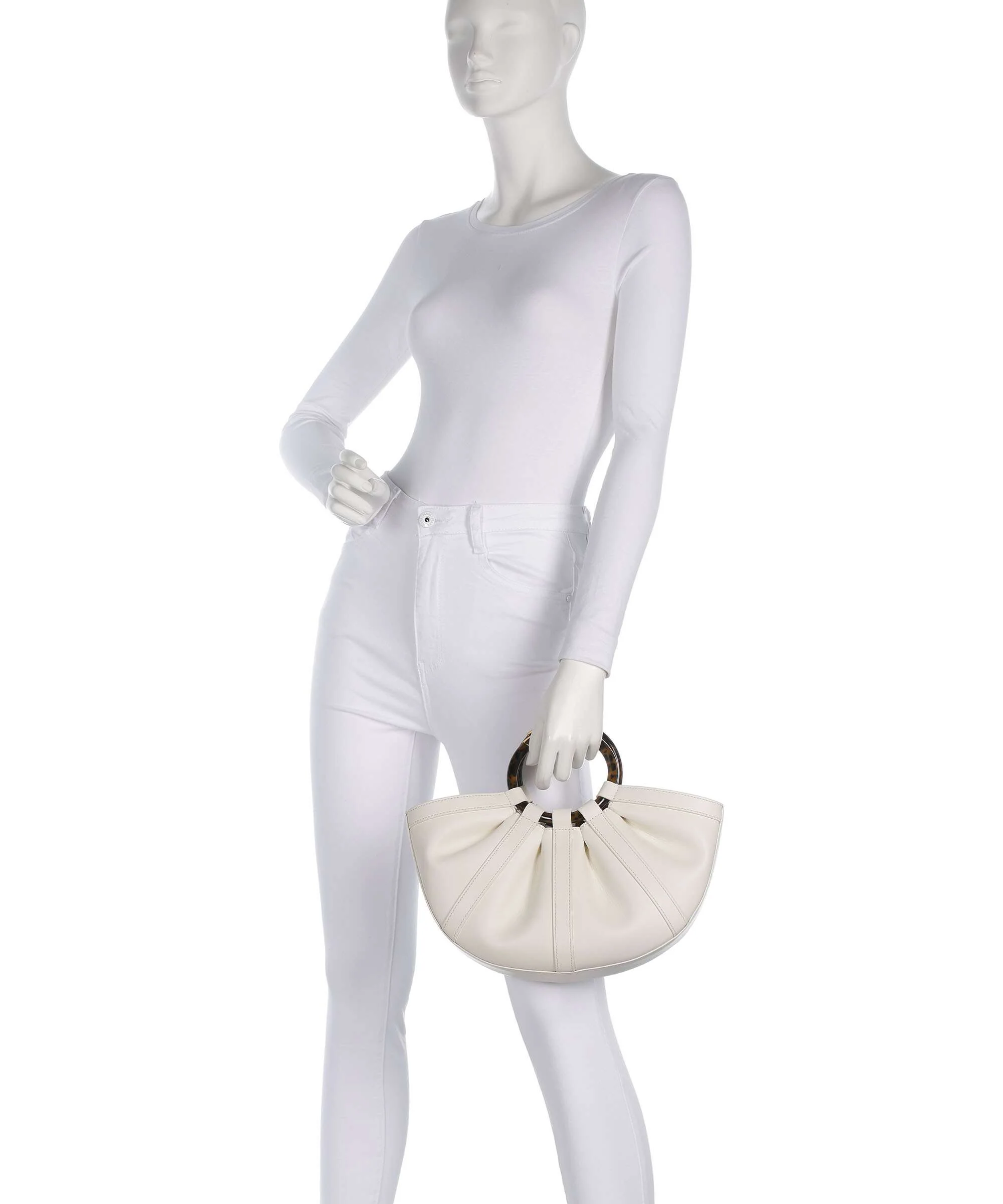 Coccinelle Shell Torebka pearl - Image 3