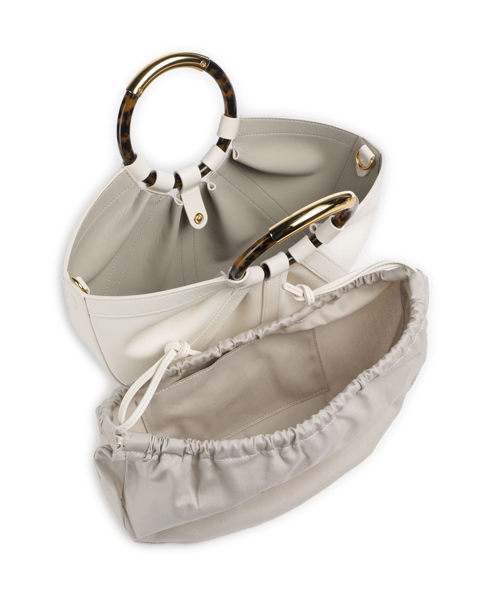 Coccinelle Shell Torebka pearl - Image 5