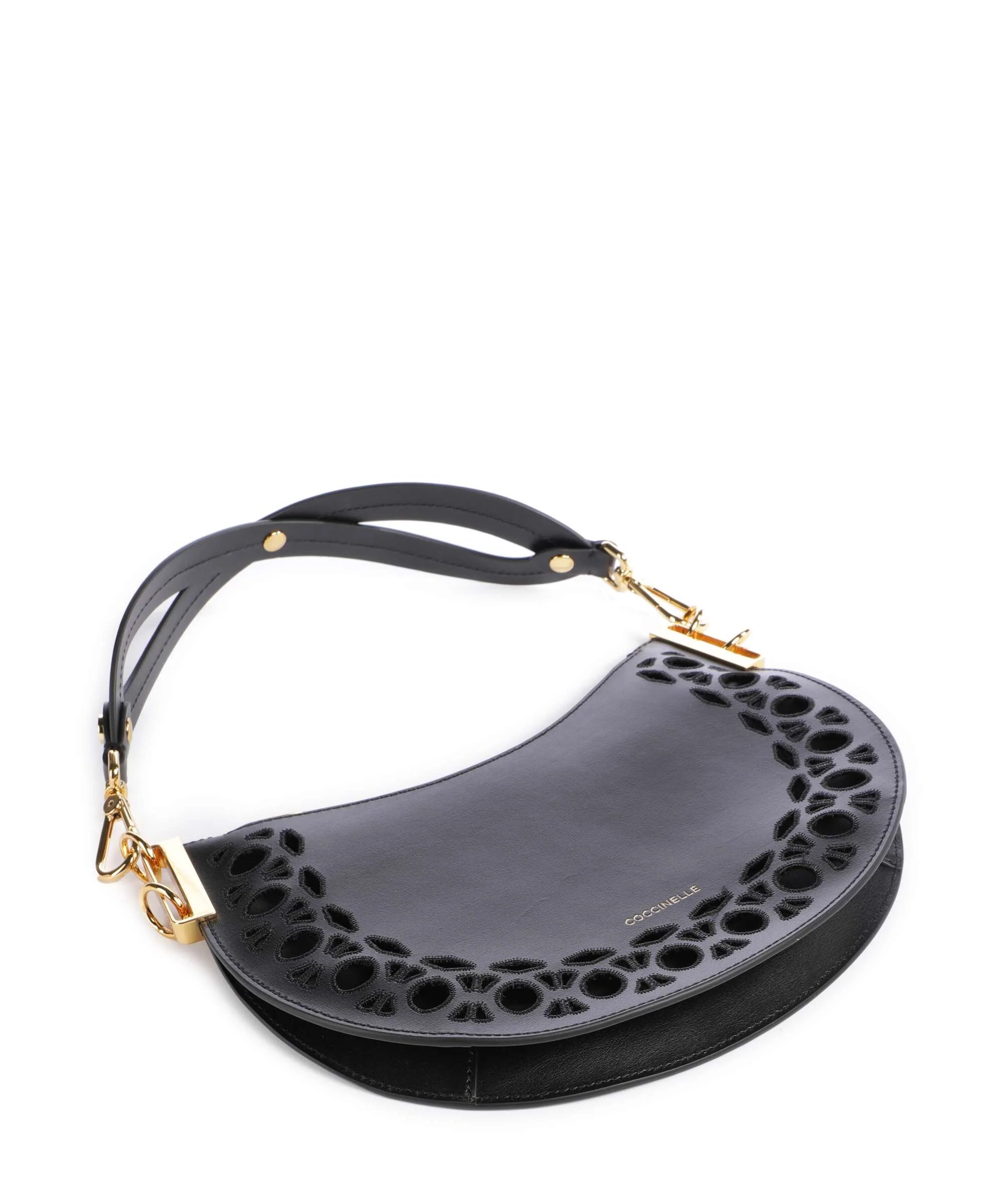 Coccinelle Sunup Monogram Sangallo Torba na ramię noir - Image 6