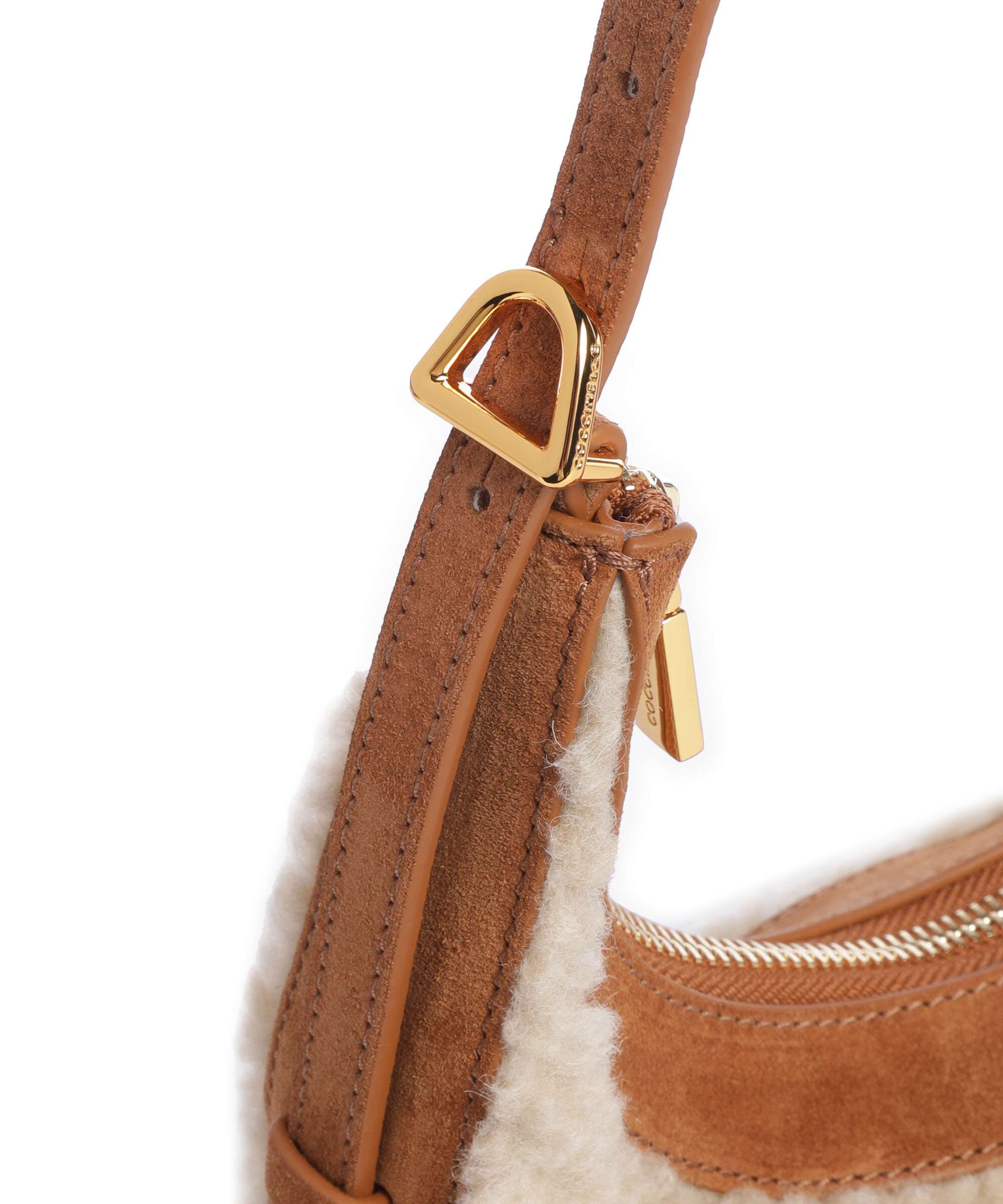 Coccinelle Whisper Torebka worek natural/cuir - Image 4