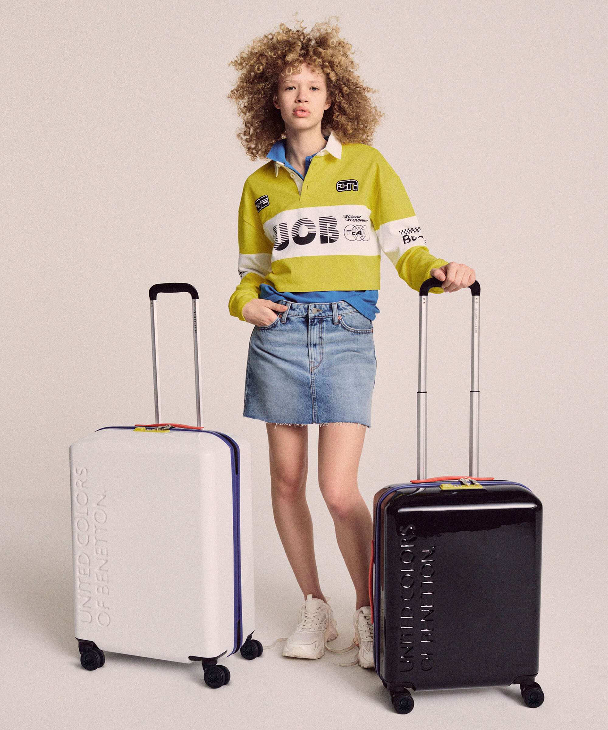 Delsey Paris x United Colors of Benetton United Walizka na 4 kołach white - Image 2