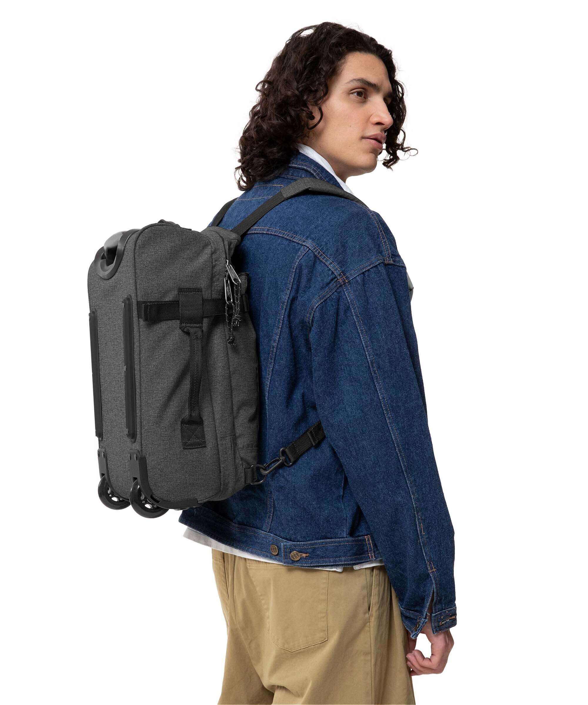 Eastpak Strapson XXS Plecak na kółkach black denim - Image 3