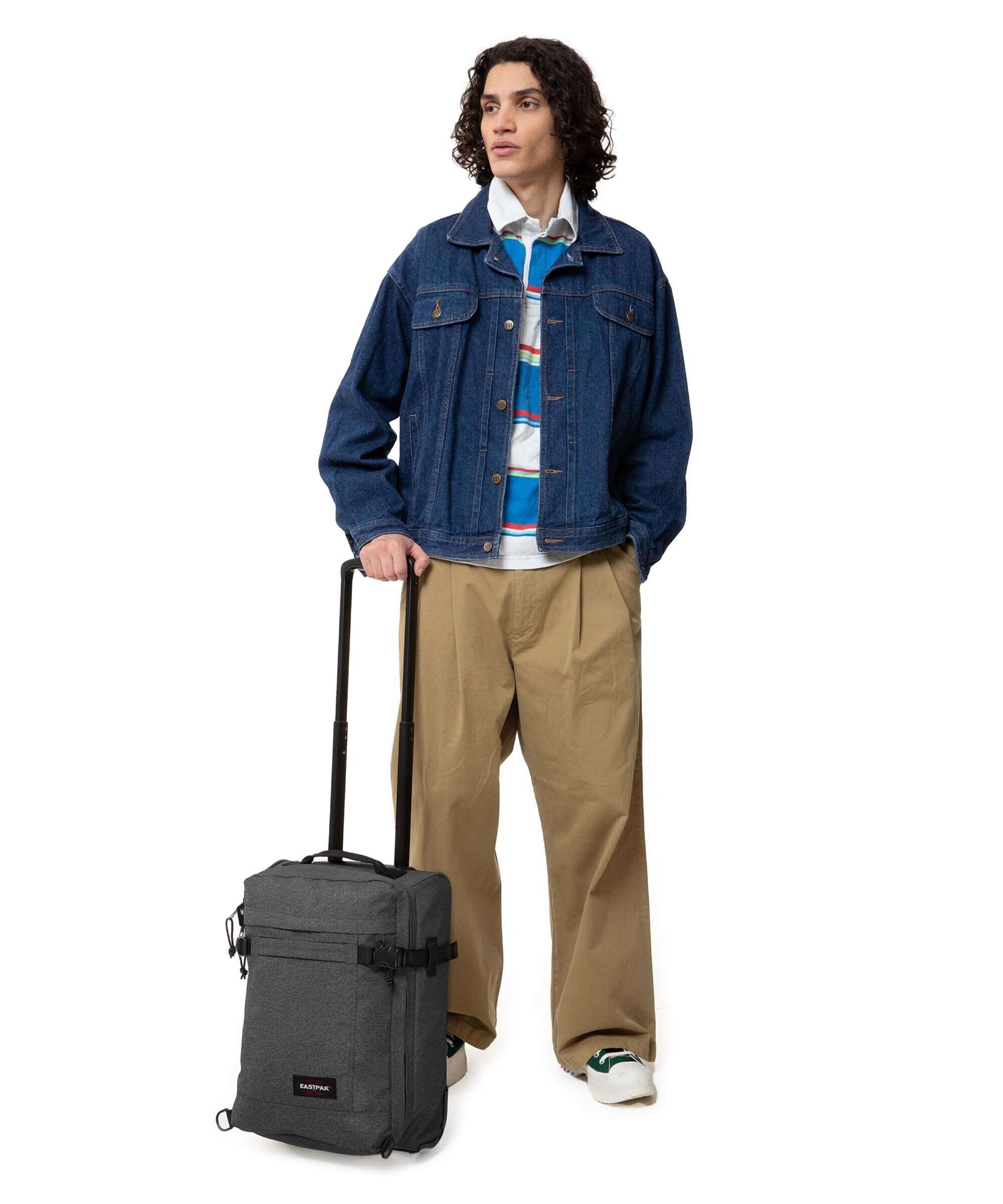 Eastpak Strapson XXS Plecak na kółkach black denim - Image 4