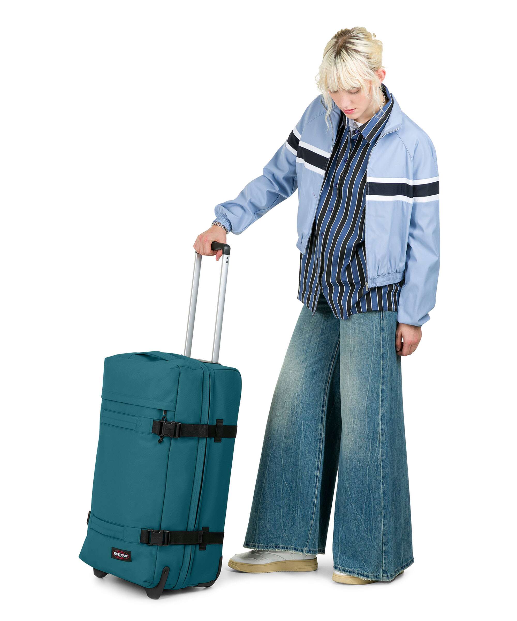 Eastpak Transit'R M Torba podróżna na kółkach jade teal - Image 3