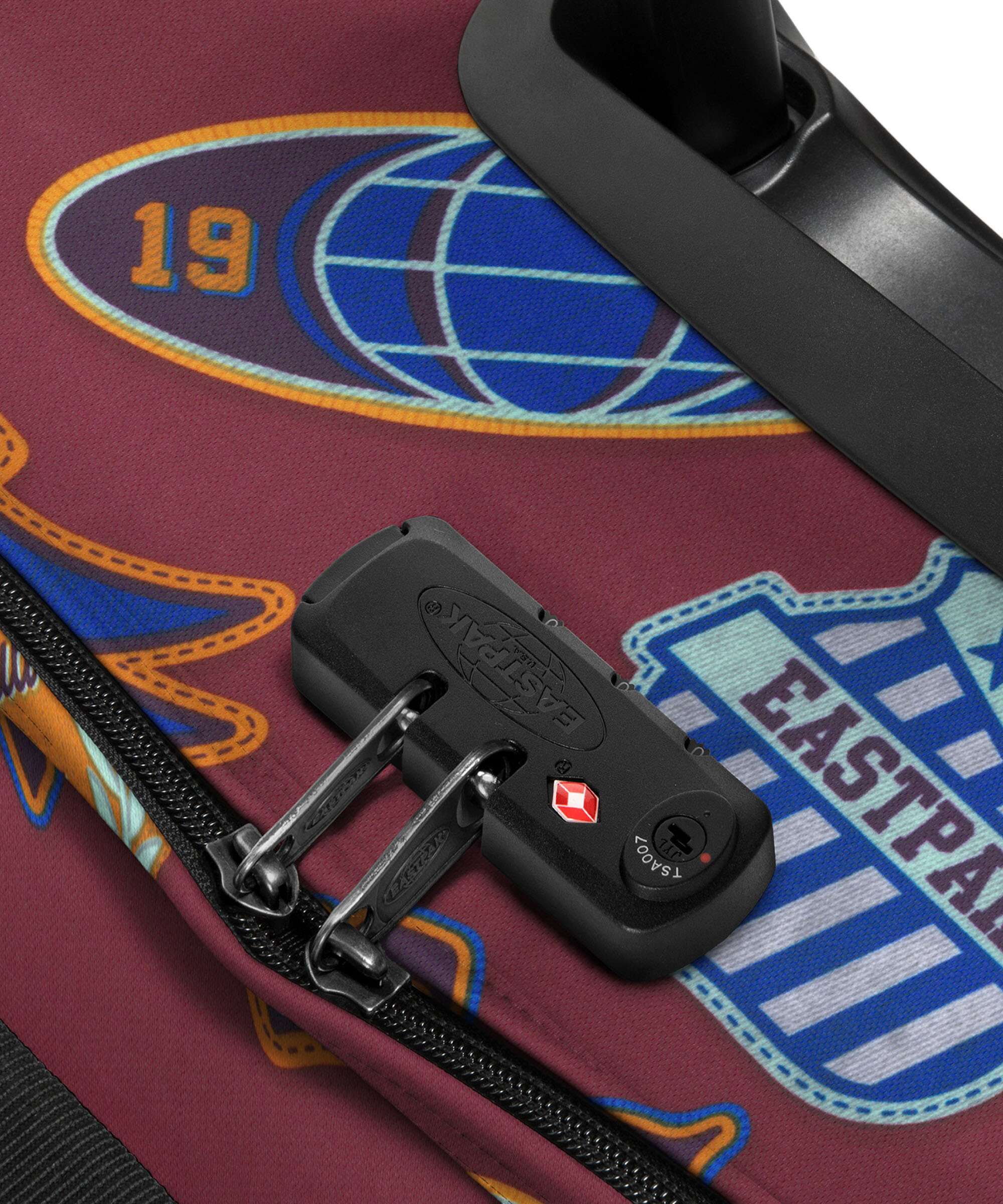 Eastpak Tranverz M Torba podróżna na kółkach clash burgundy - Image 3
