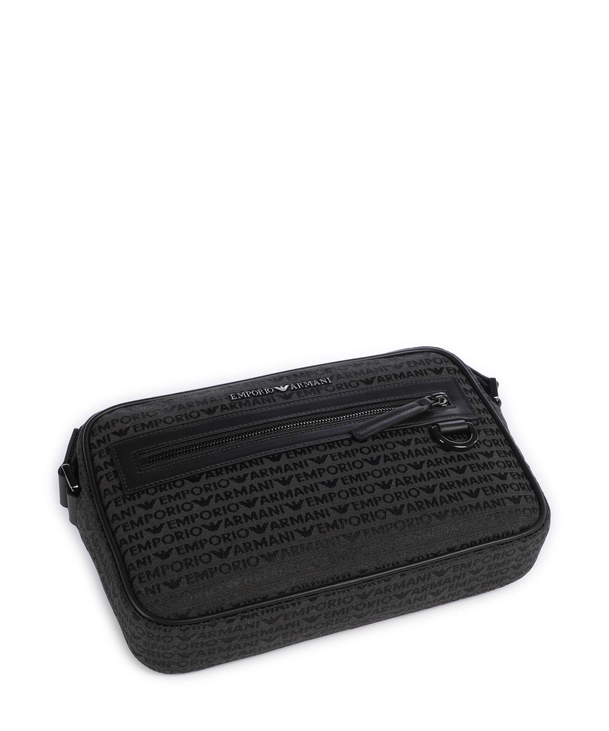 Emporio Armani Logo Jacquard Torba przez ramię bristol black - Image 5