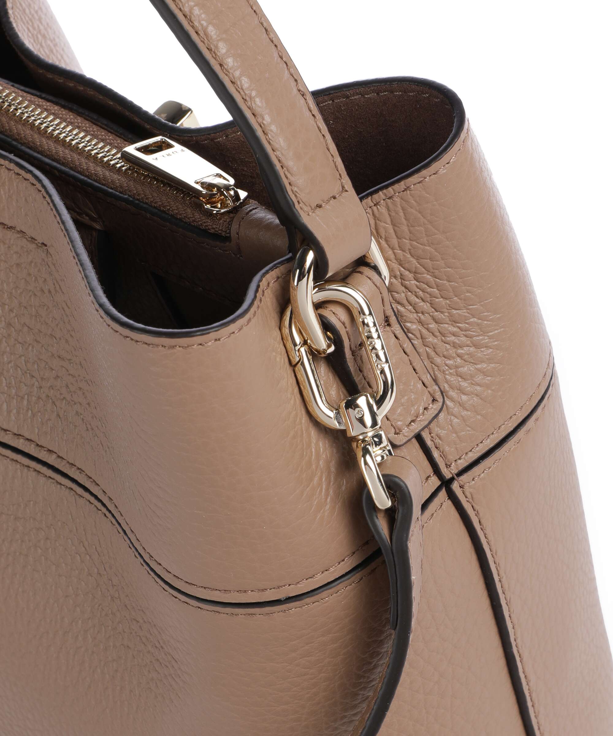 Furla Amelia Mini Torebka worek toffee - Image 4