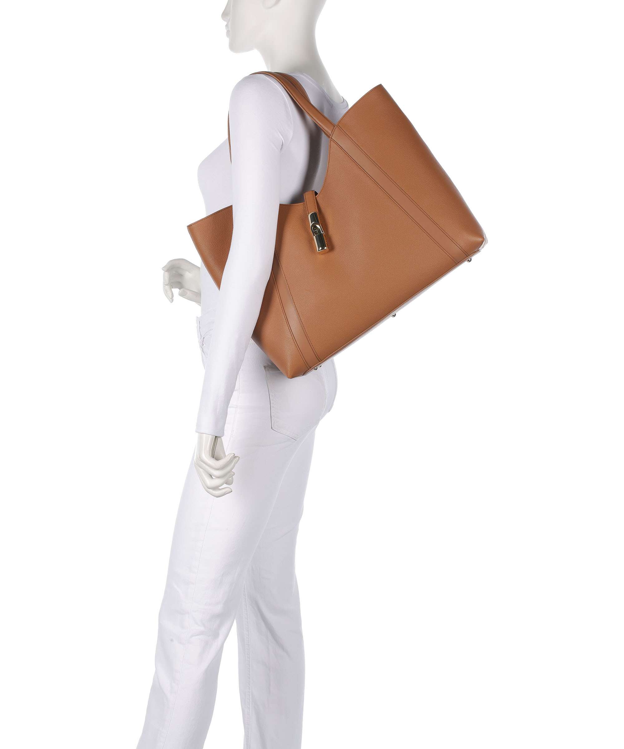 Furla Goccia XL Torba na zakupy brandy - Image 3
