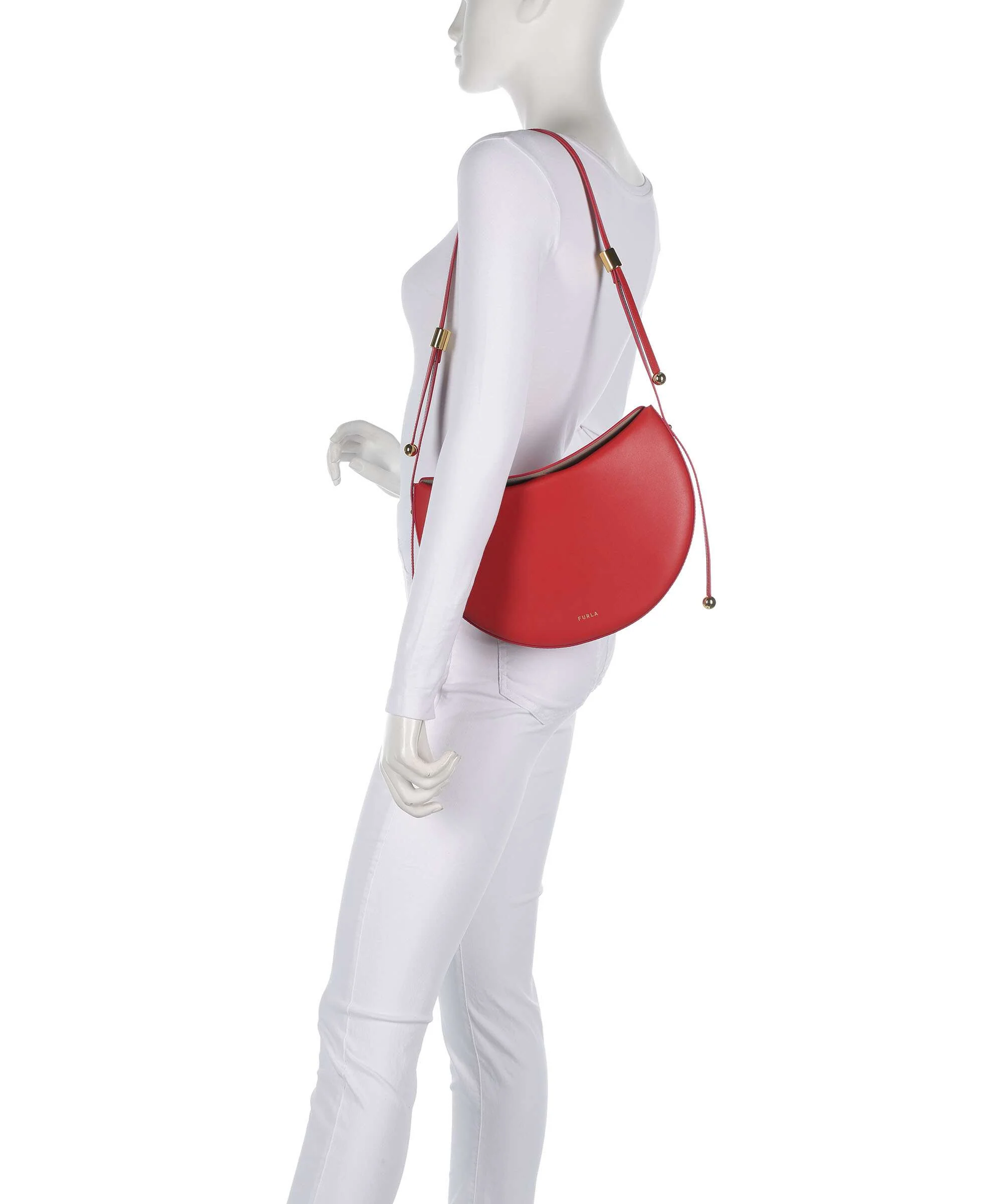Furla Moonstone M Torba na ramię red - Image 3