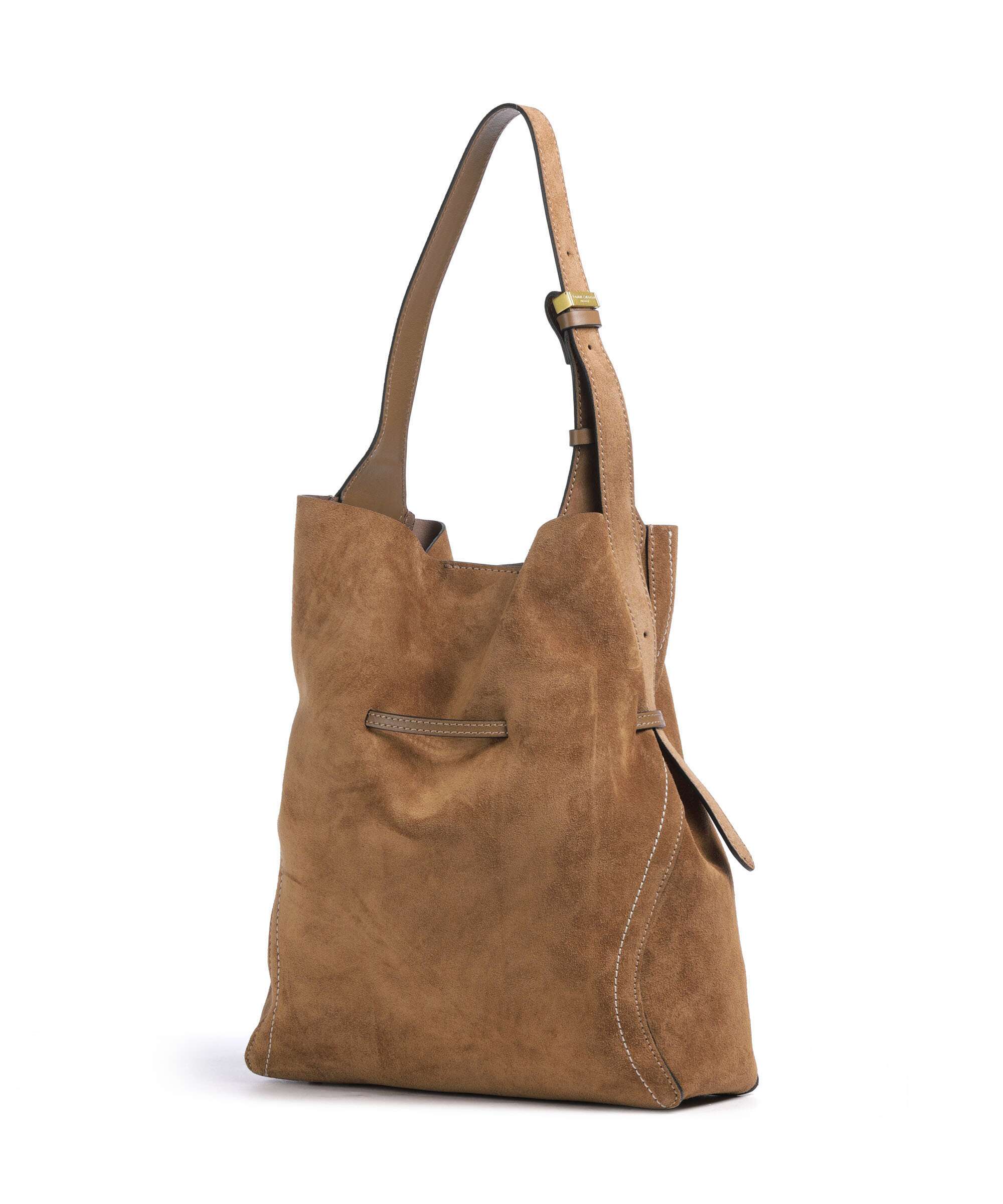 Gianni Chiarini Sienna Torebka worek caramel - Image 4