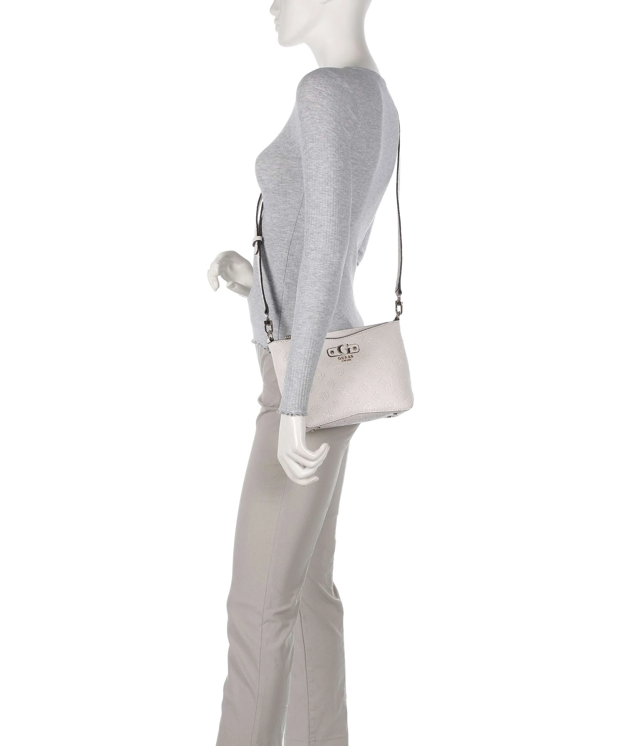 Guess Gerty Peony Torba przez ramię offwhite - Image 3