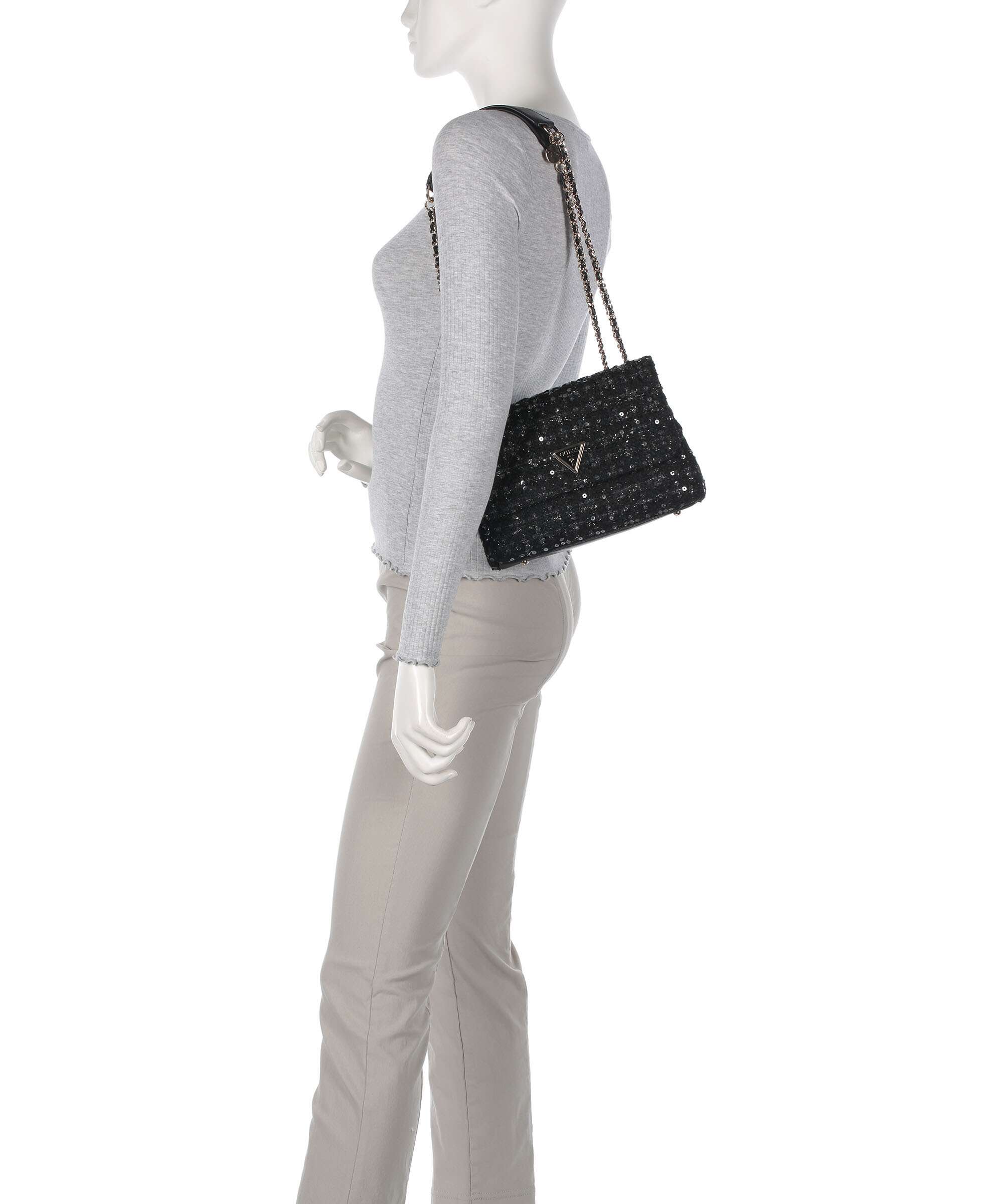 Guess Giully Torba na ramię black/grey - Image 3