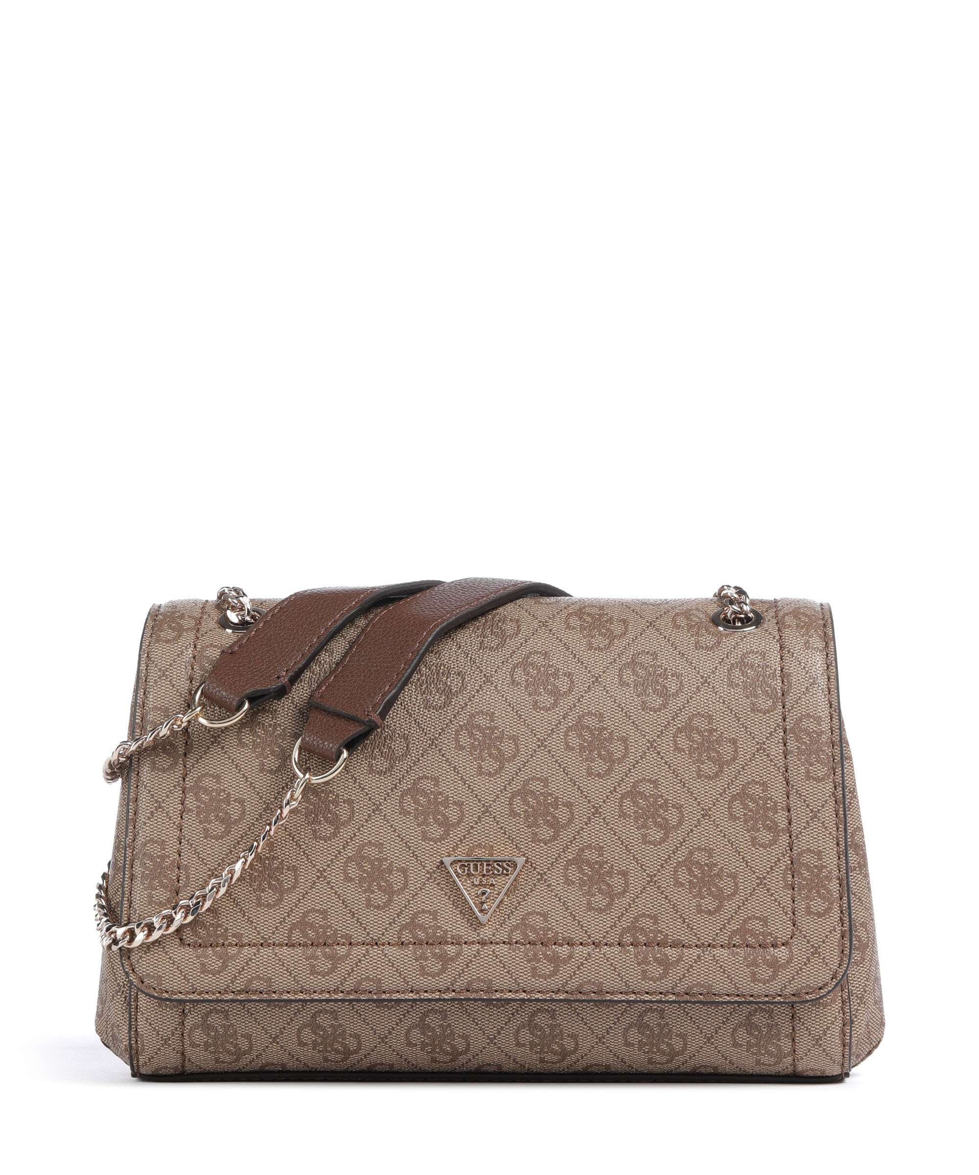 Guess Noelle Torba na ramię latte logo/brown