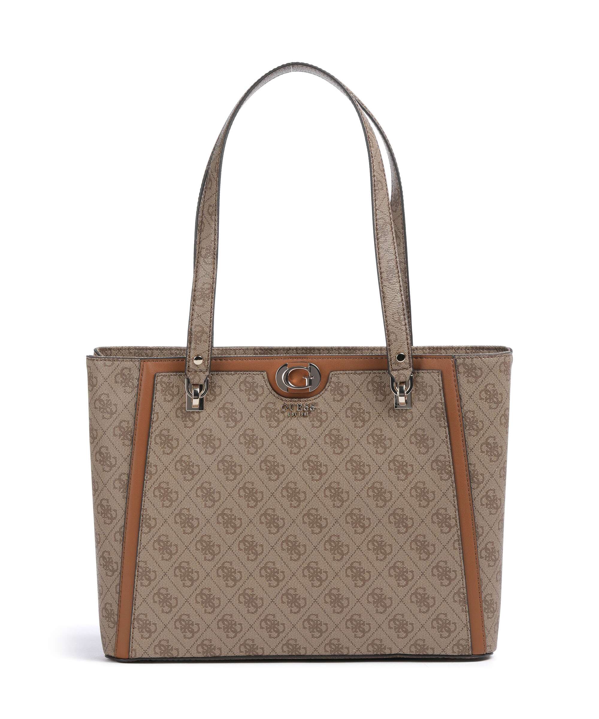 Guess Orlina 4G Logo Torba na zakupy latte logo/brown