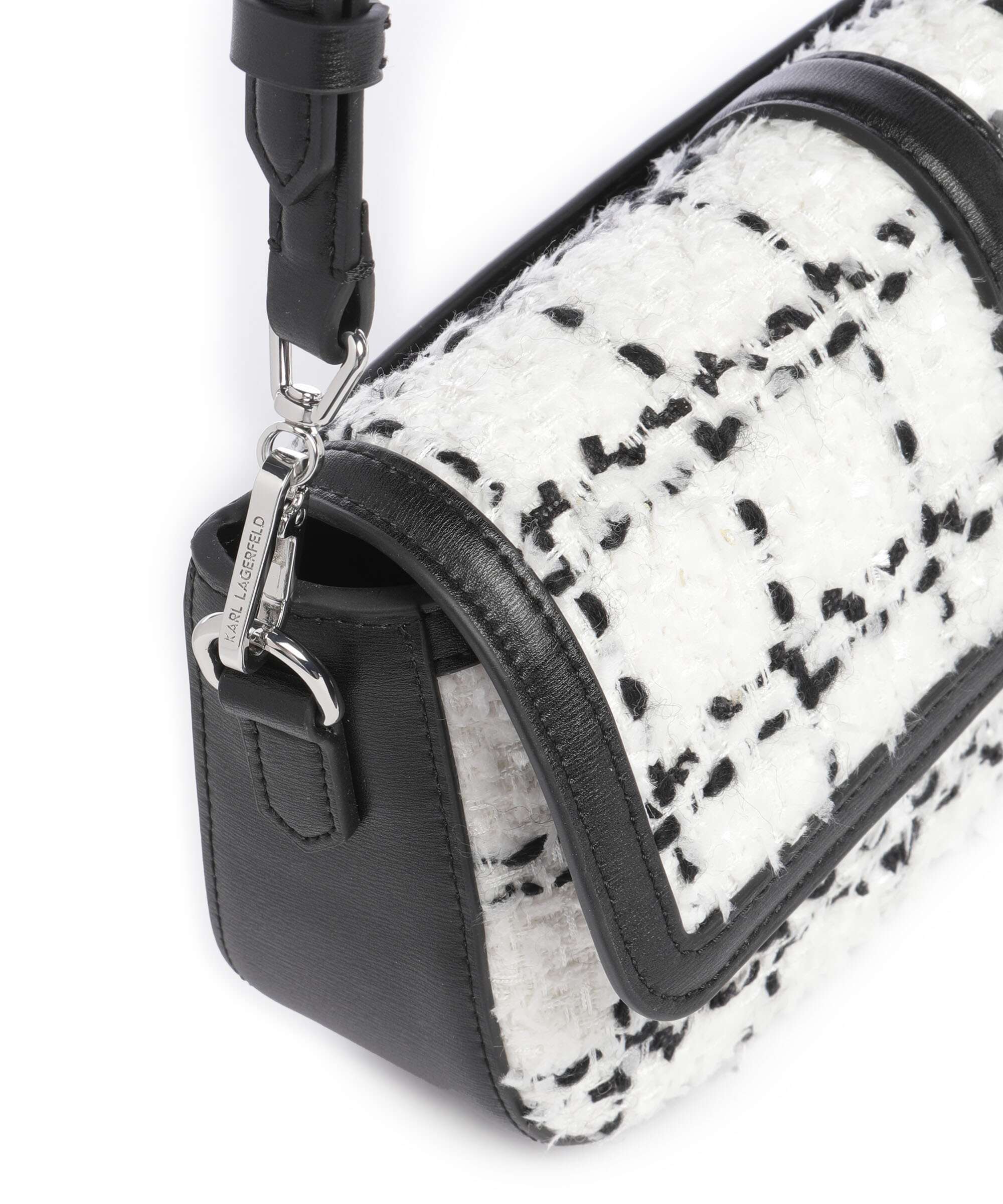 Karl Lagerfeld K/Autograph Boucle Torba na ramię black/white - Image 4