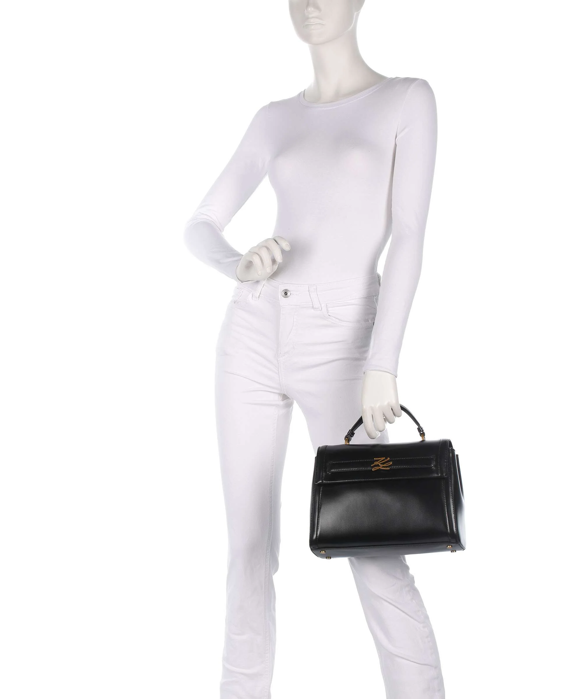 Karl Lagerfeld K/Autograph Torebka black/gold - Image 3