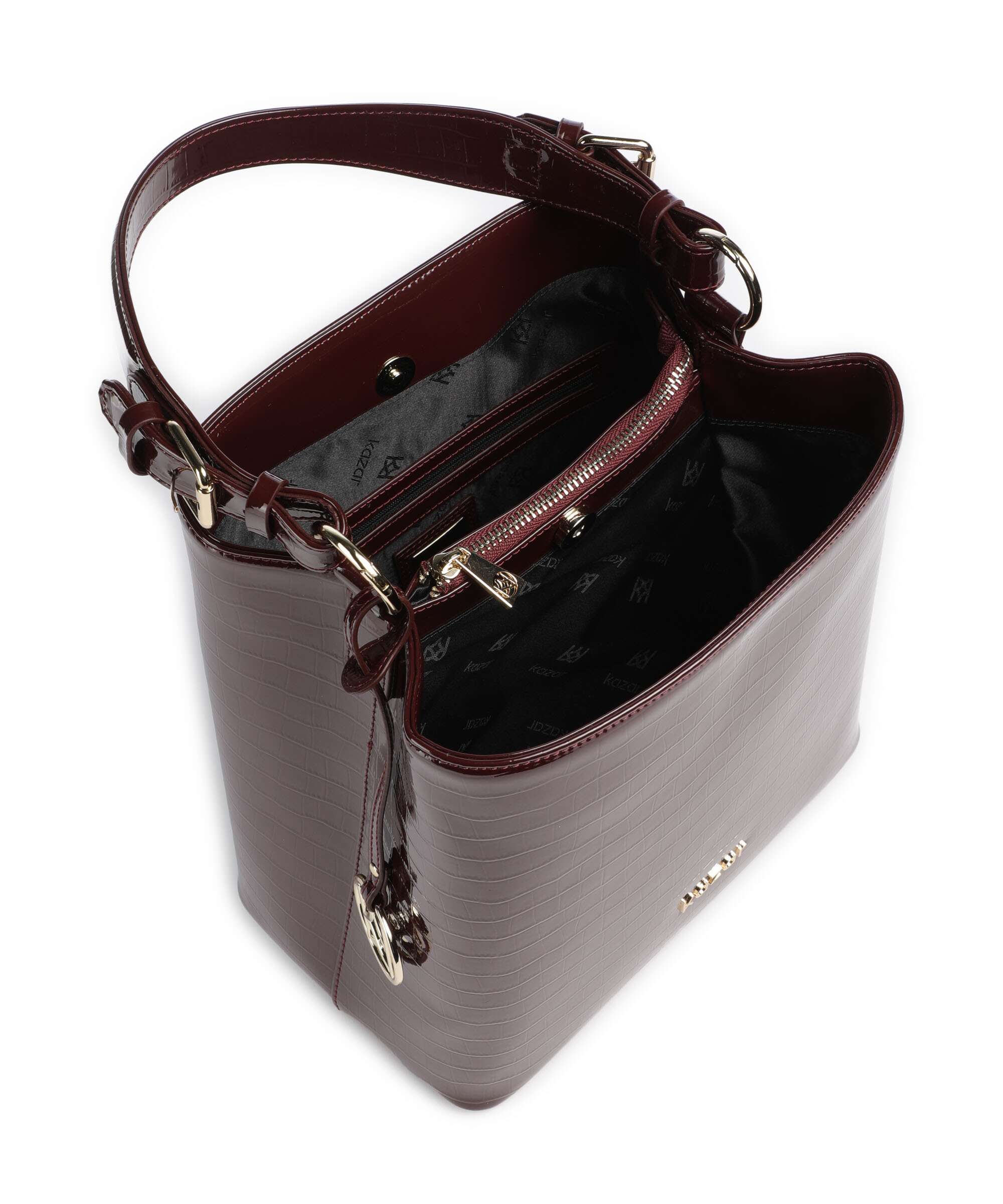Kazar Victoria Torebka worek maroon - Image 6