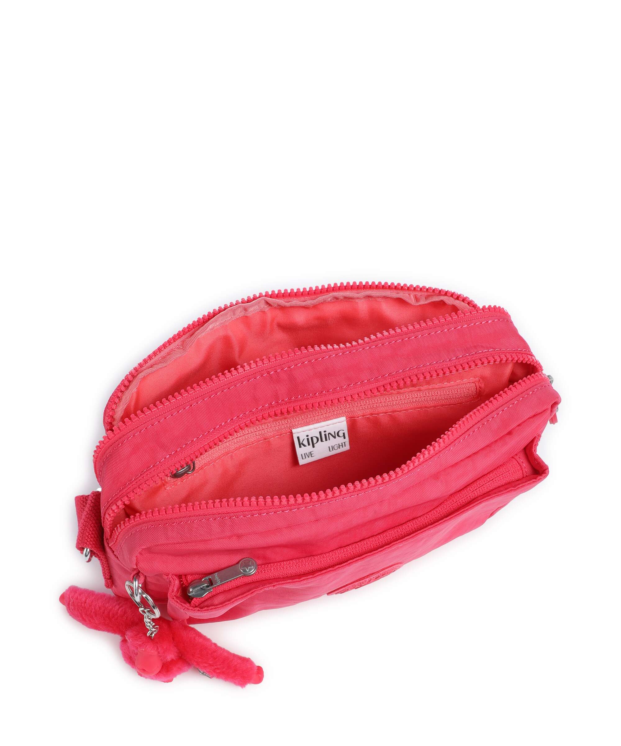 Kipling Basic Abanu M Torba przez ramię resort pink - Image 6