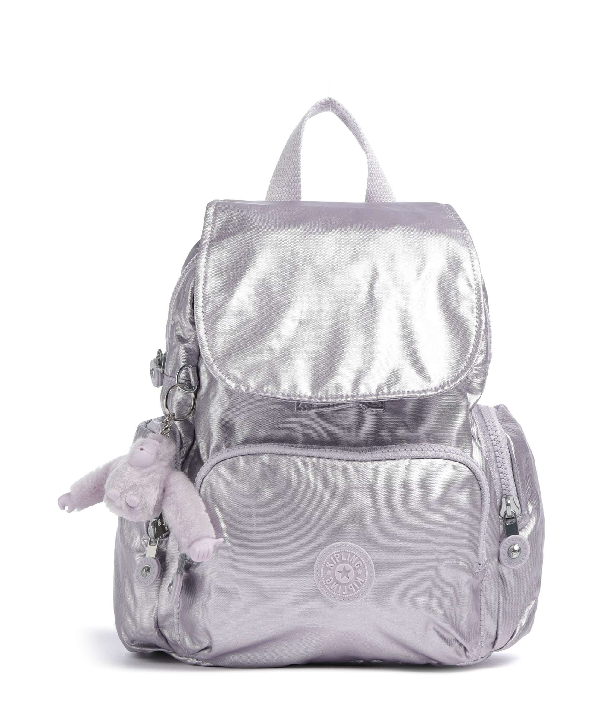 Kipling Basic City Zip Mini Plecak lilac moon/metallic
