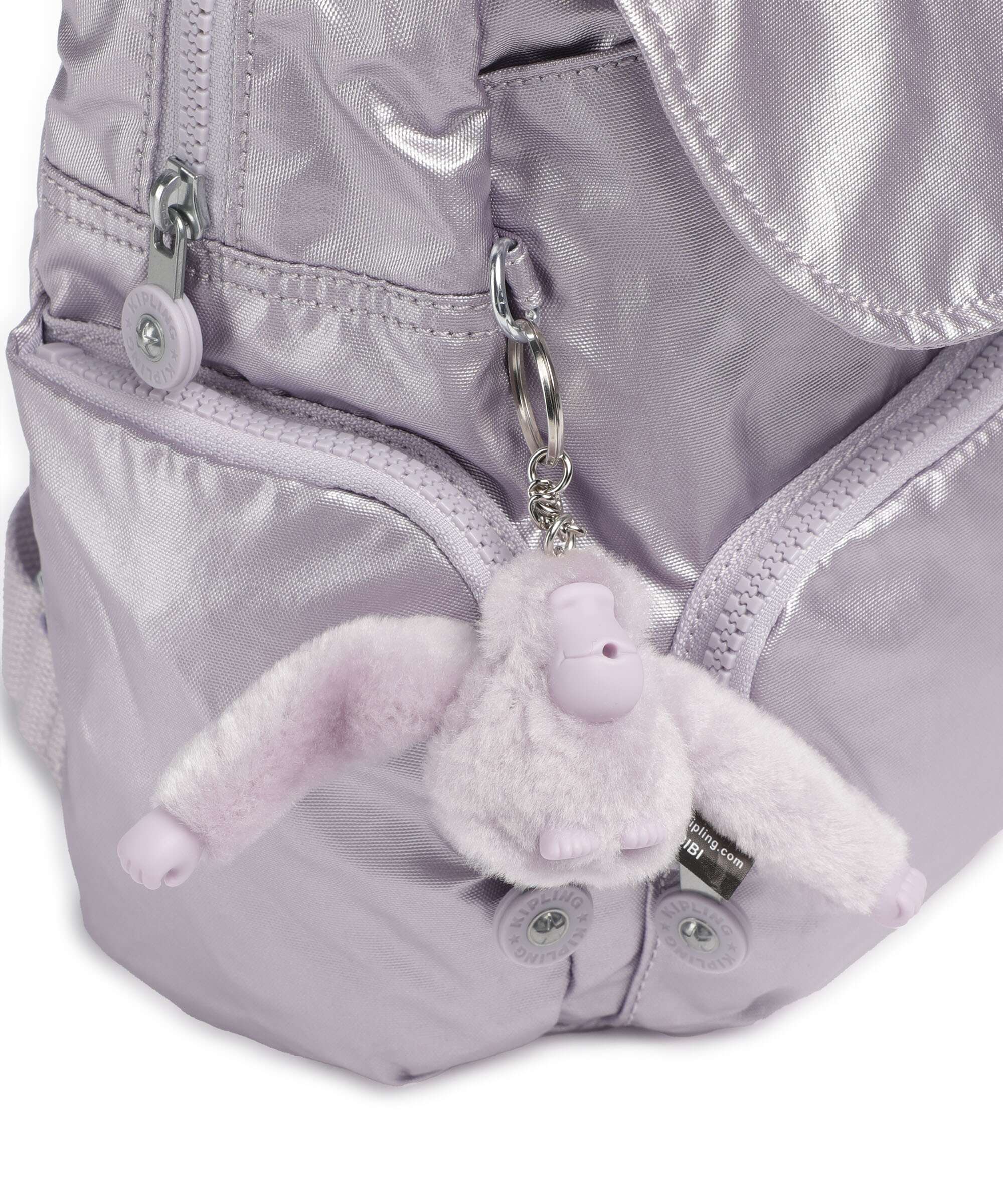Kipling Basic City Zip Mini Plecak lilac moon/metallic - Image 4