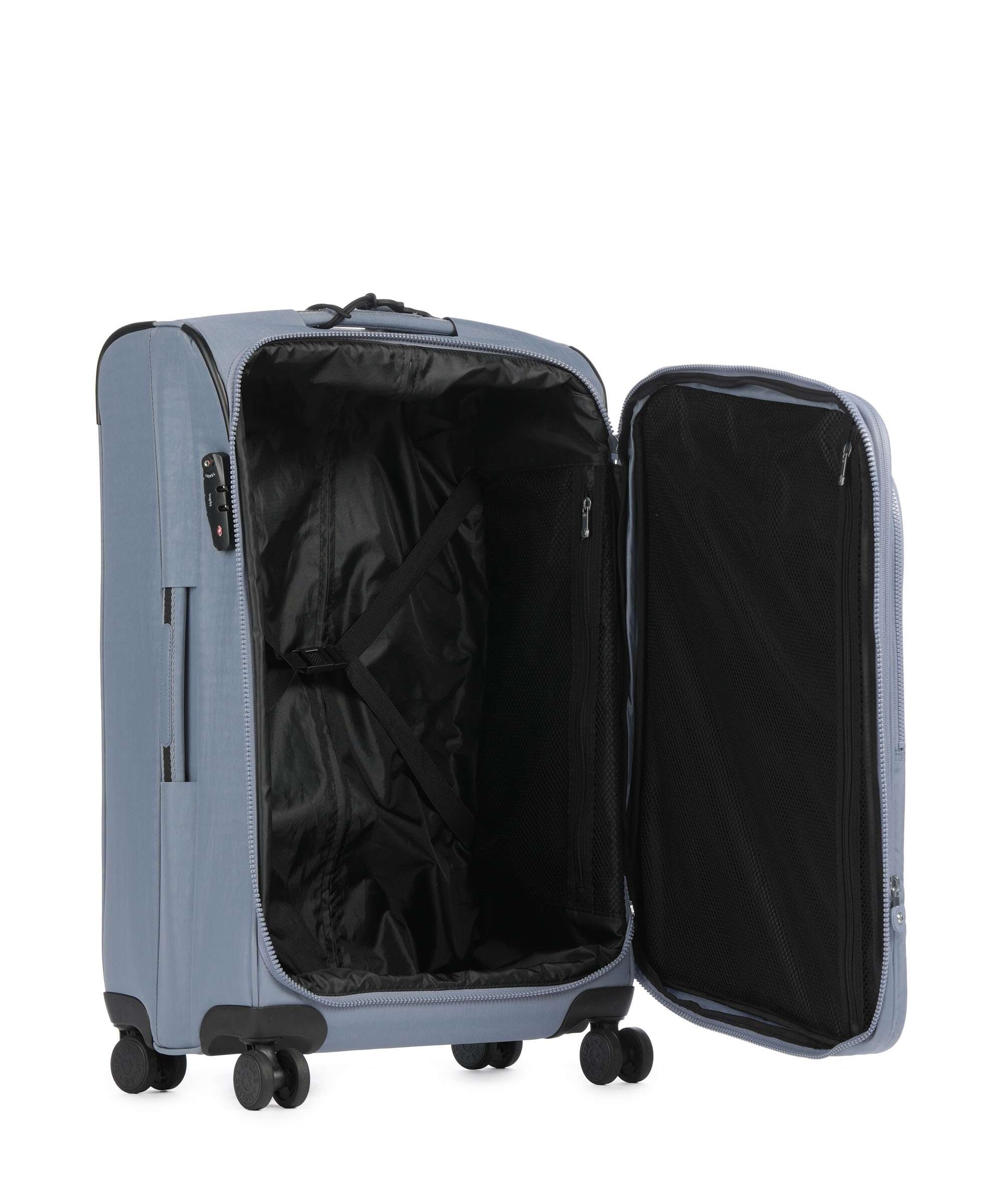 Kipling Basic New Youri M Walizka na 4 kołach blue stone - Image 6