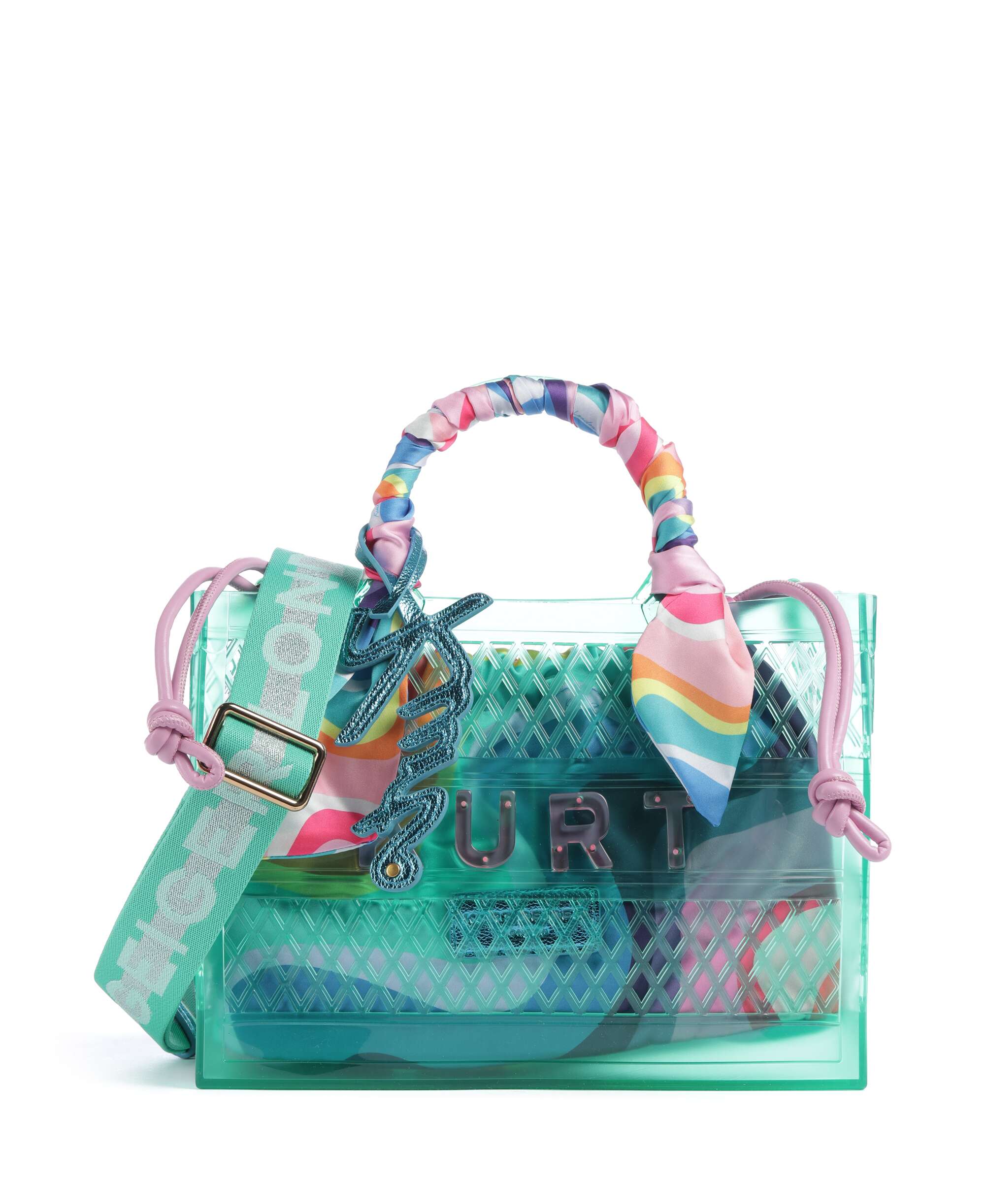 Kurt Geiger Jelly Torebka pale green