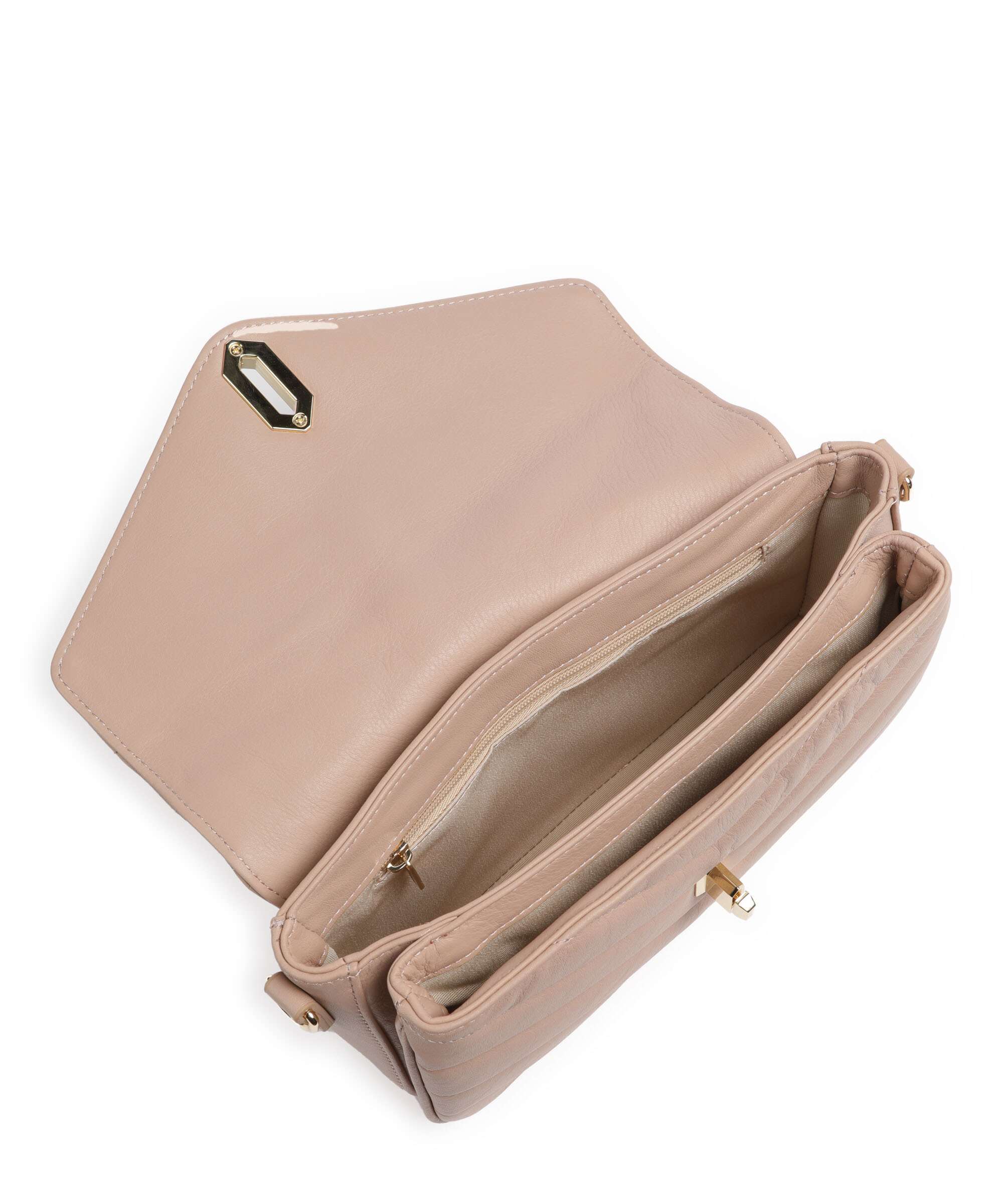 Lancaster Soft Matelassé Torba przez ramię nuderose - Image 6