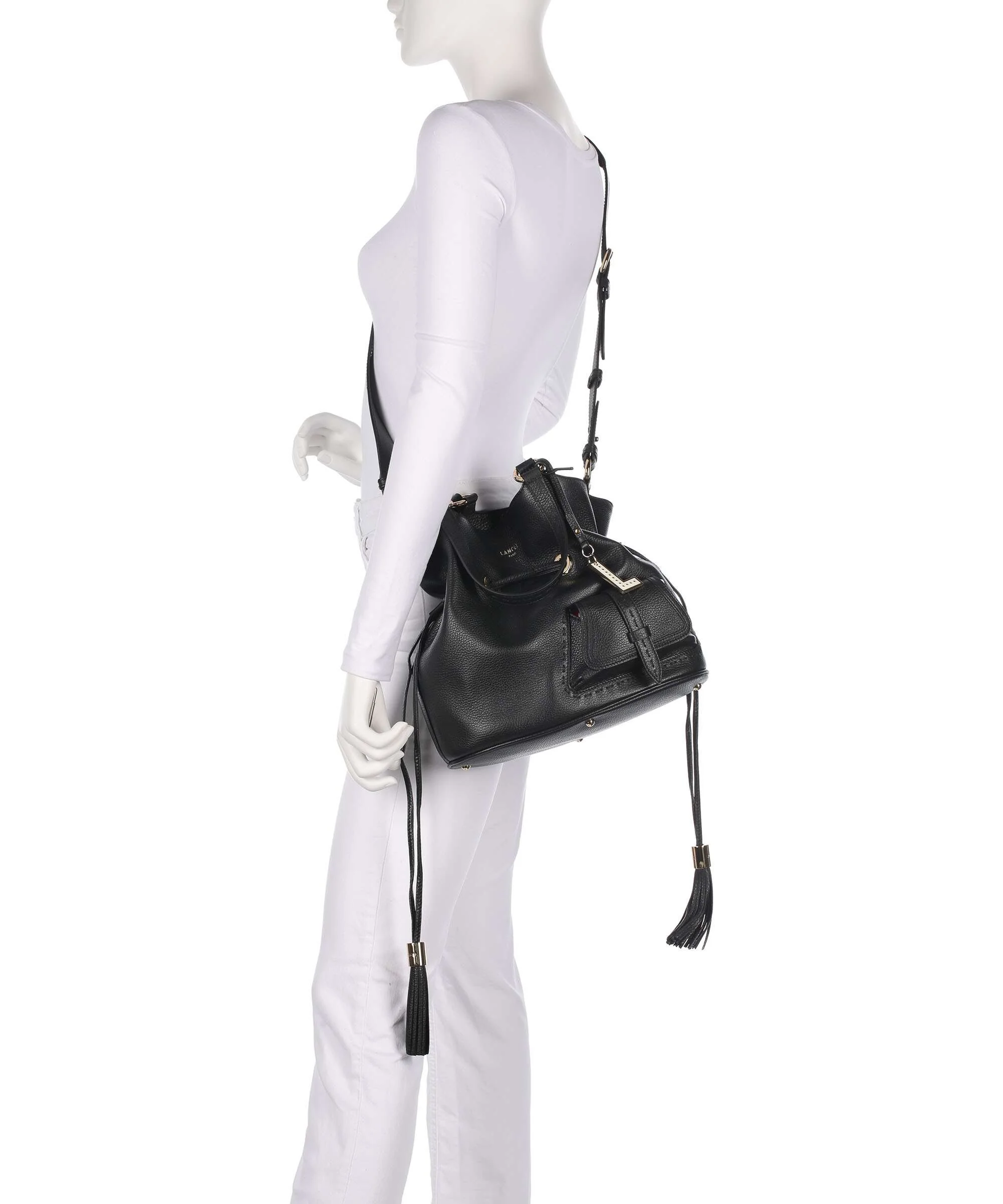 Lancel Premier Flirt M Torebka worek black - Image 3