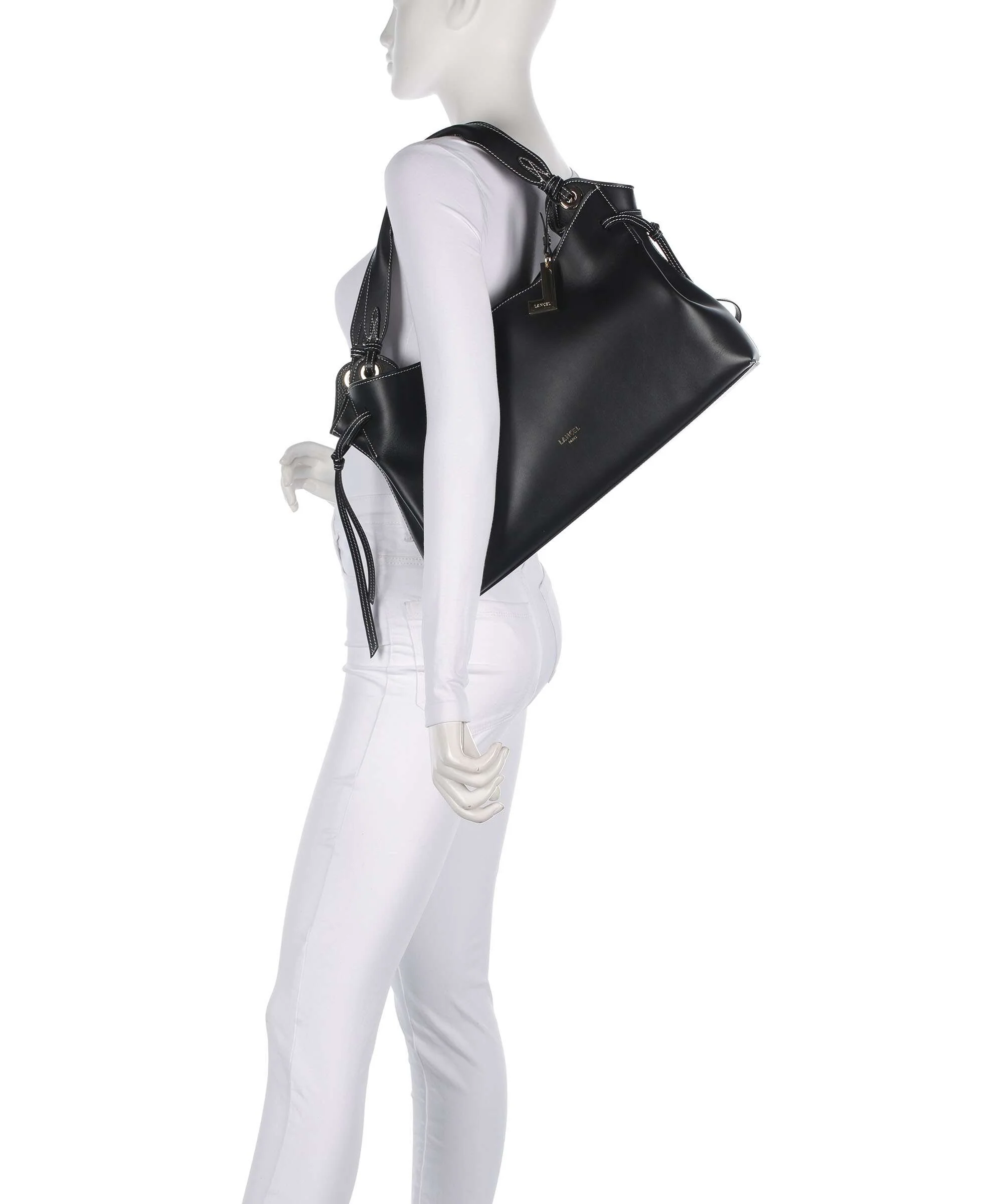 Lancel Swann M Torebka worek black - Image 3