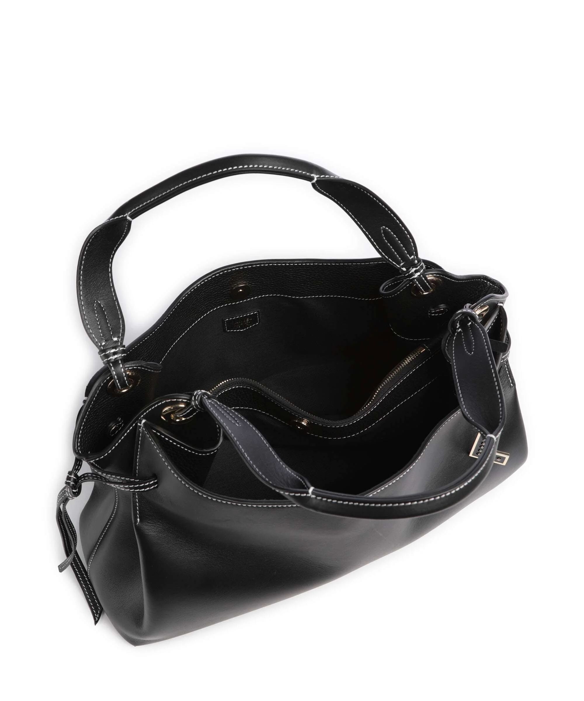 Lancel Swann M Torebka worek black - Image 5