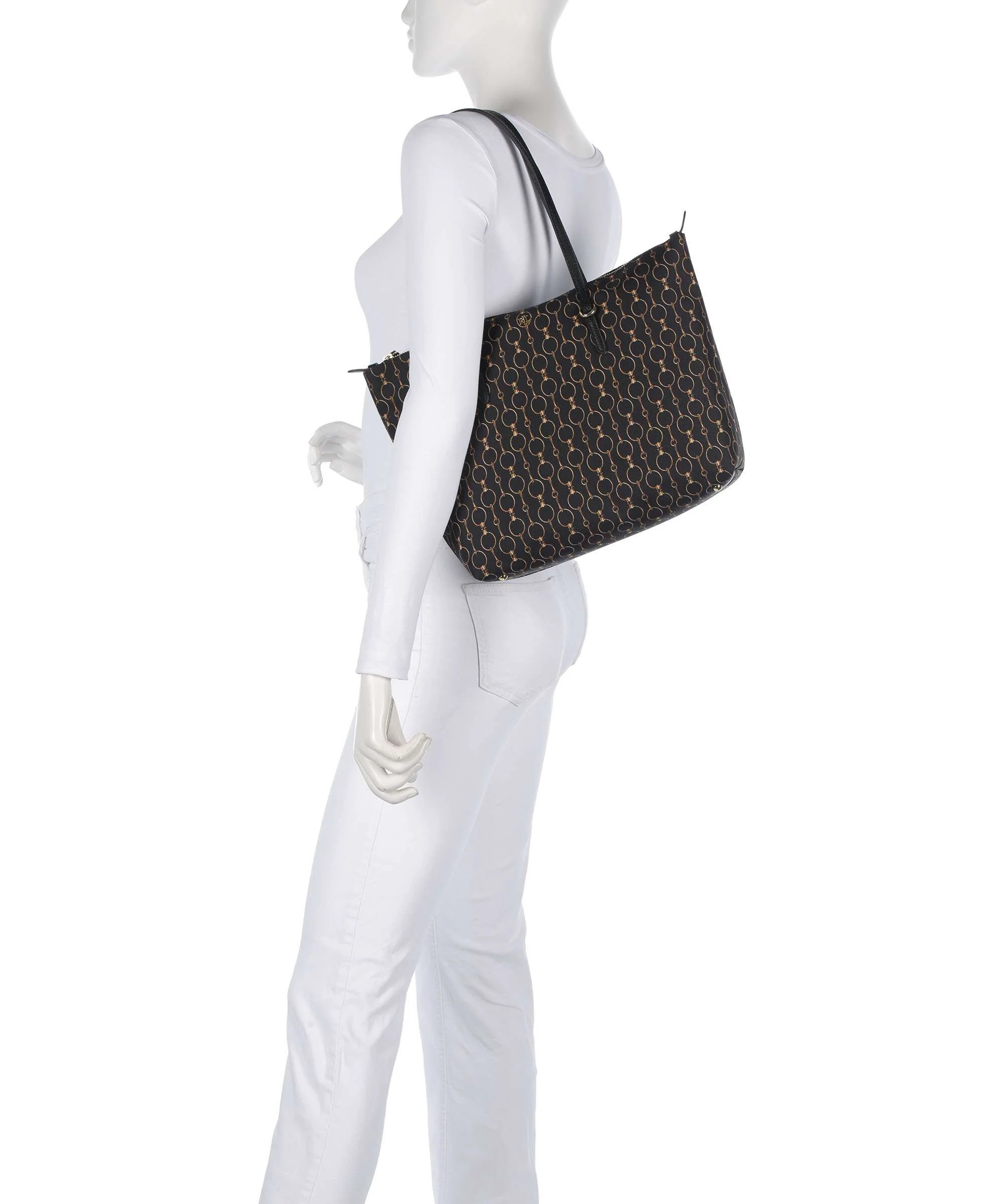 Lauren Ralph Lauren Keaton 26 Torba na zakupy stratford links print/black - Image 3
