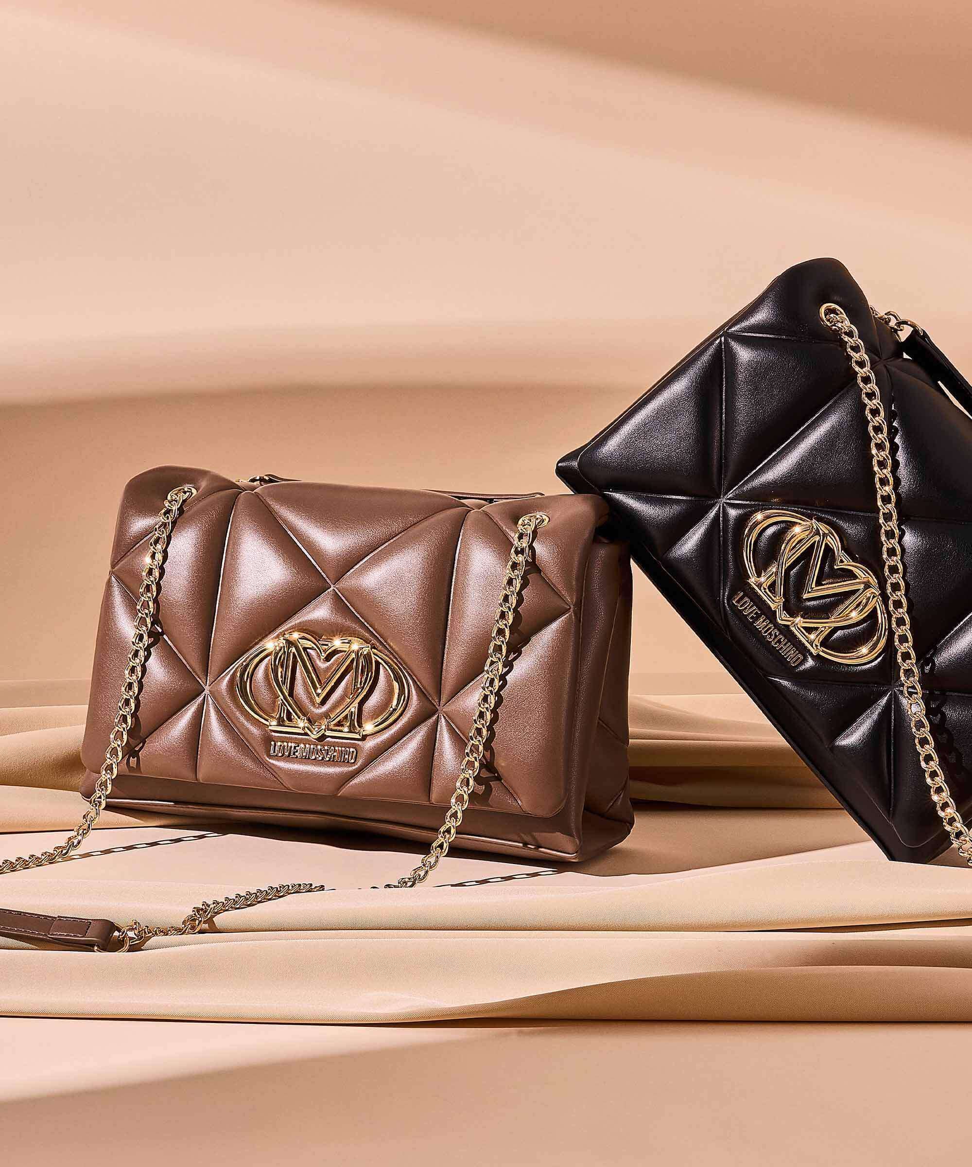 Love Moschino Embossed Q Torba na ramię black - Image 2