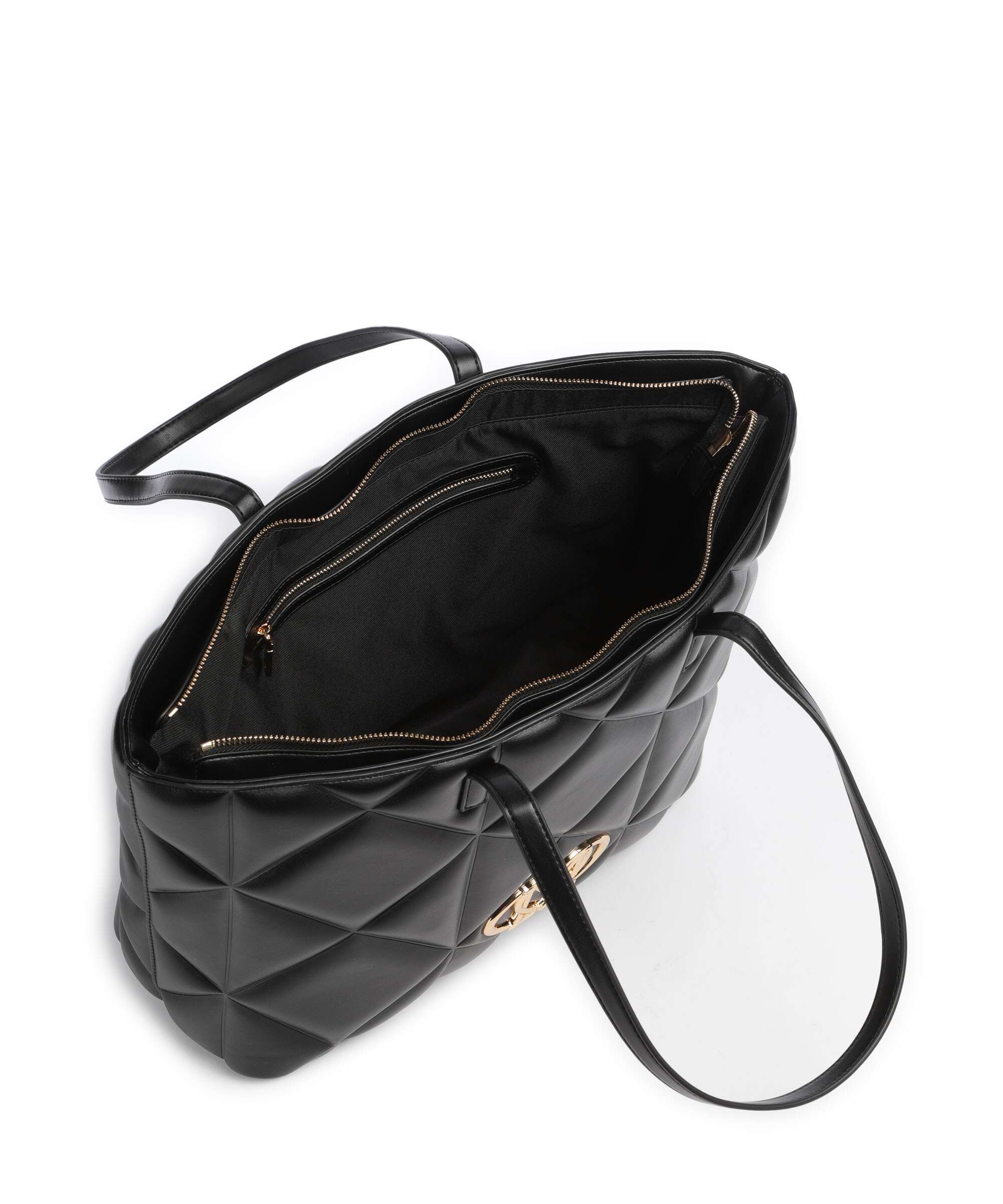 Love Moschino Embossed Q Torba na zakupy black - Image 5