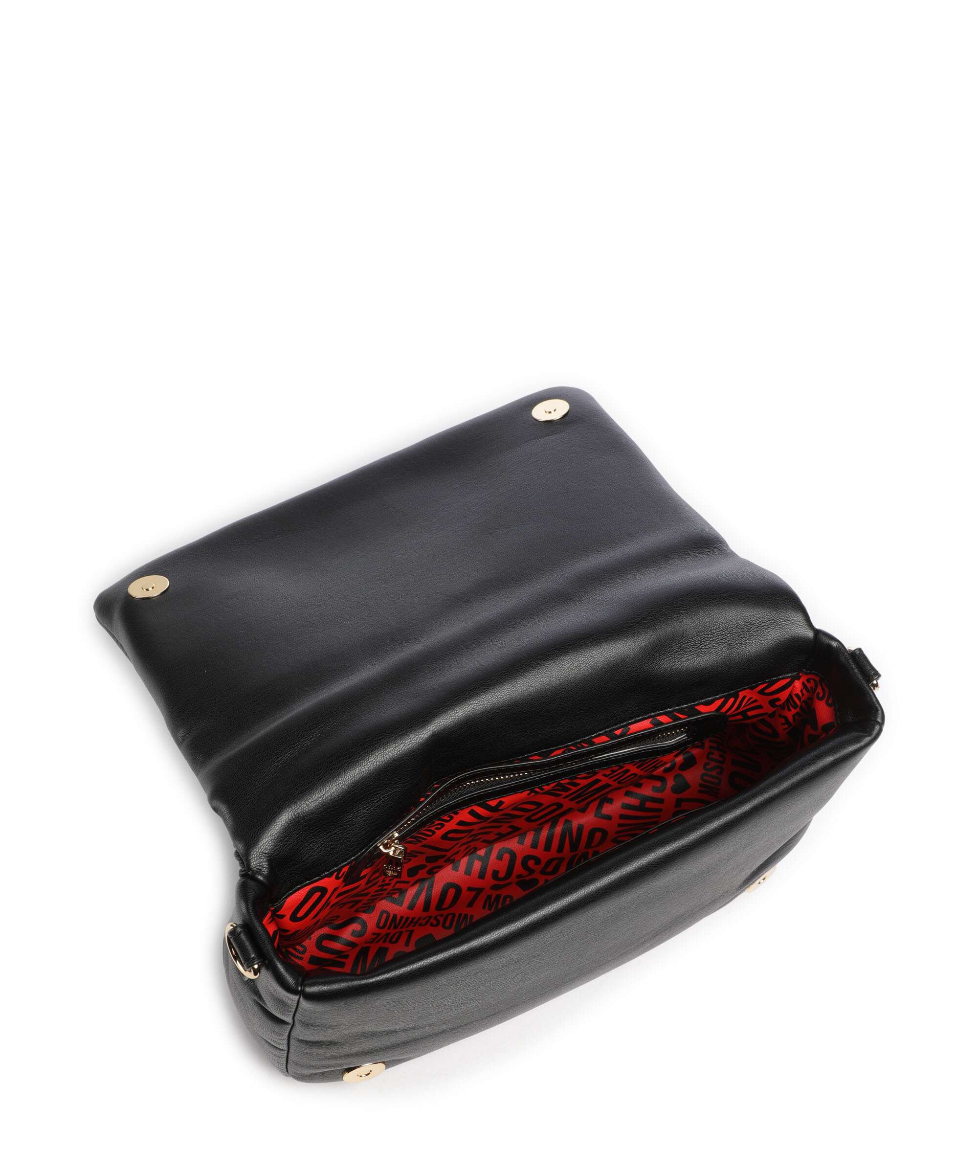 Love Moschino Puffy Torba na ramię black/red - Image 6