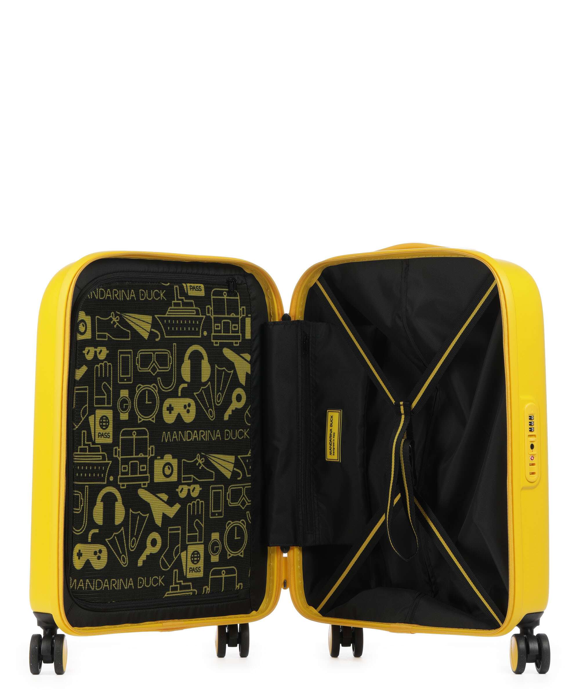 Mandarina Duck Logoduck+ Walizka na 4 kołach duck yellow - Image 5