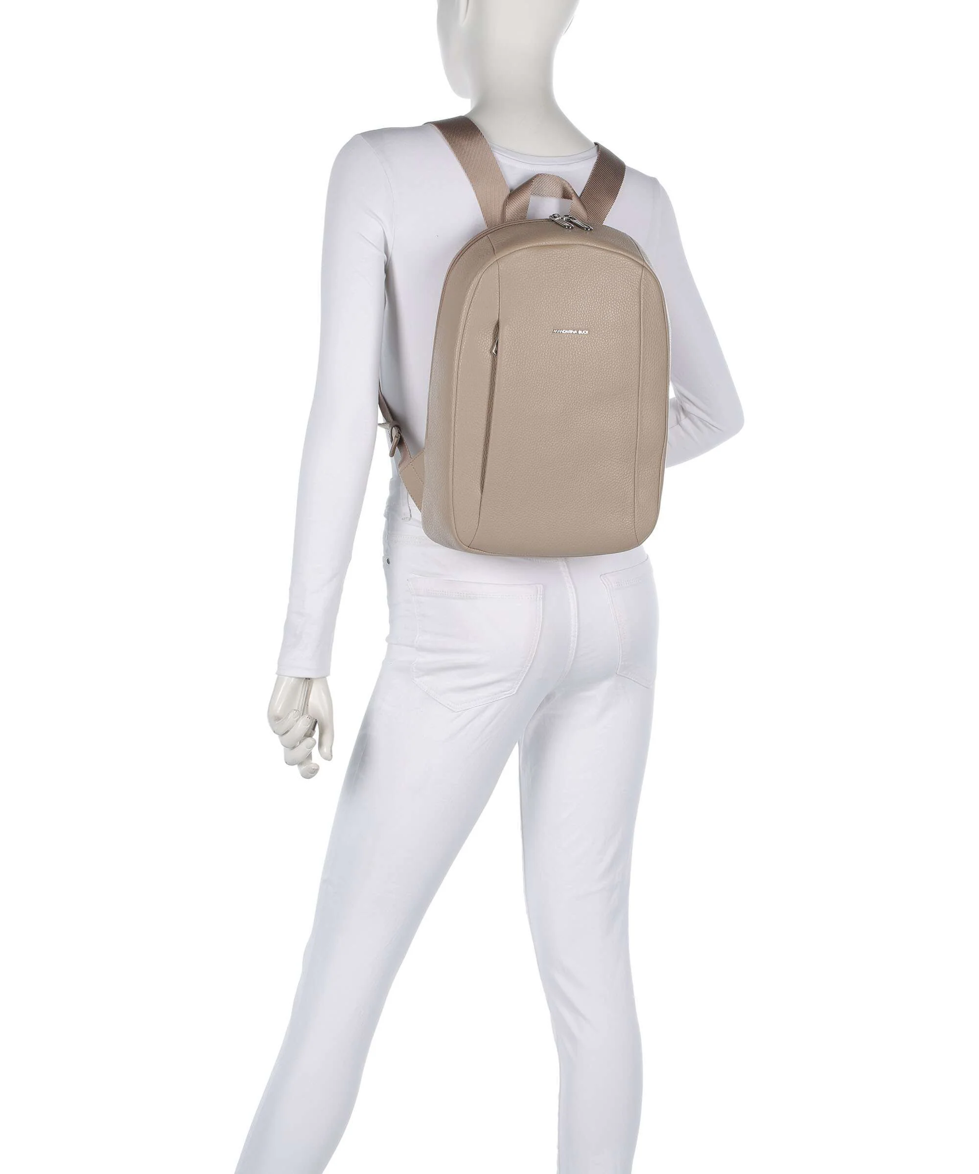 Mandarina Duck Mellow Leather Plecak warm taupe - Image 3