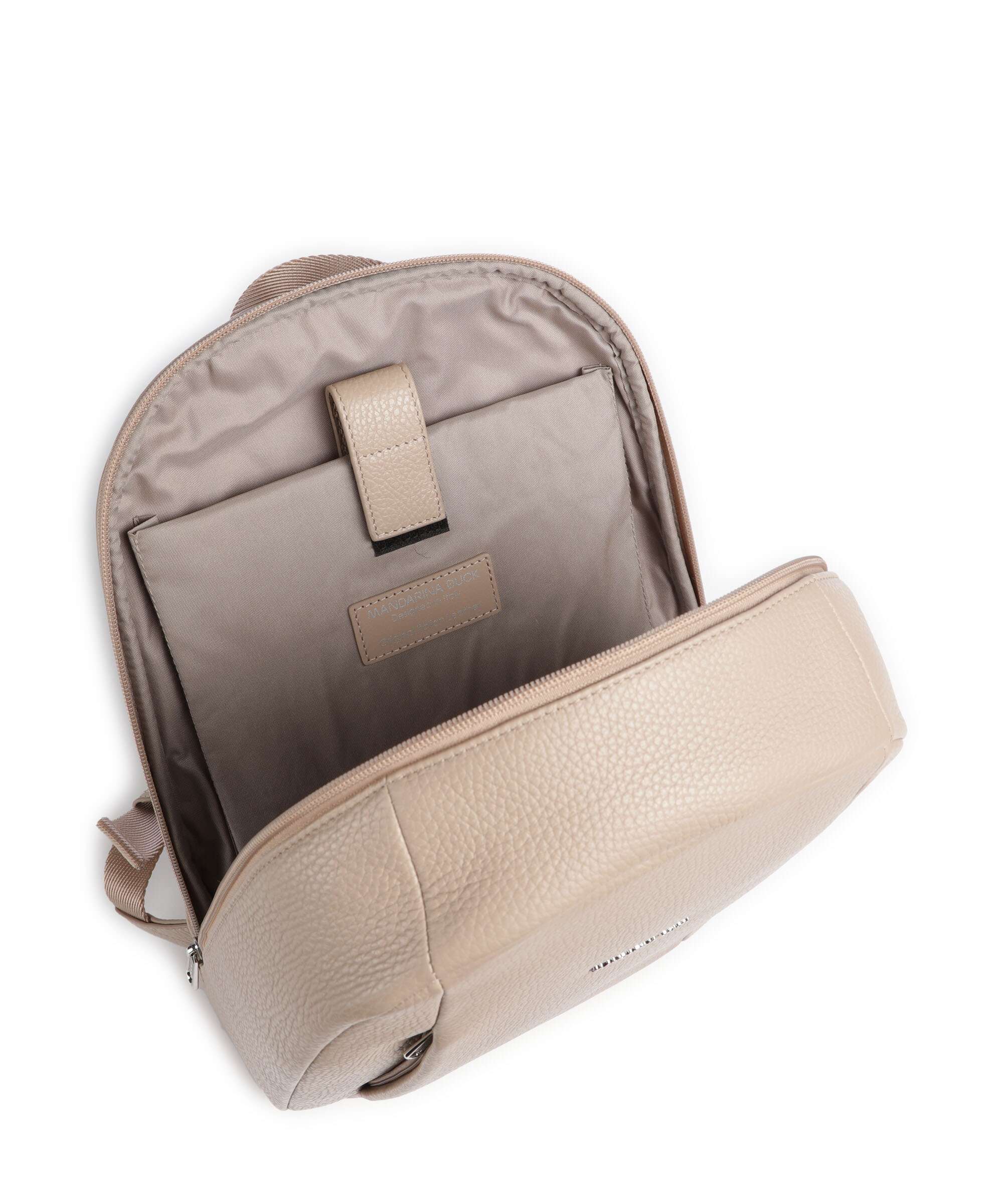 Mandarina Duck Mellow Leather Plecak warm taupe - Image 5