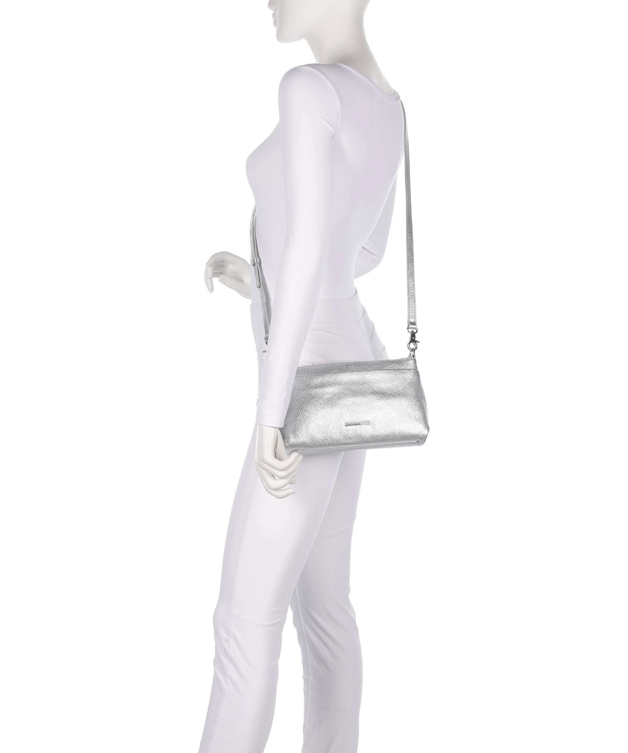 Mandarina Duck Mellow Metal Torba przez ramię silver - Image 3